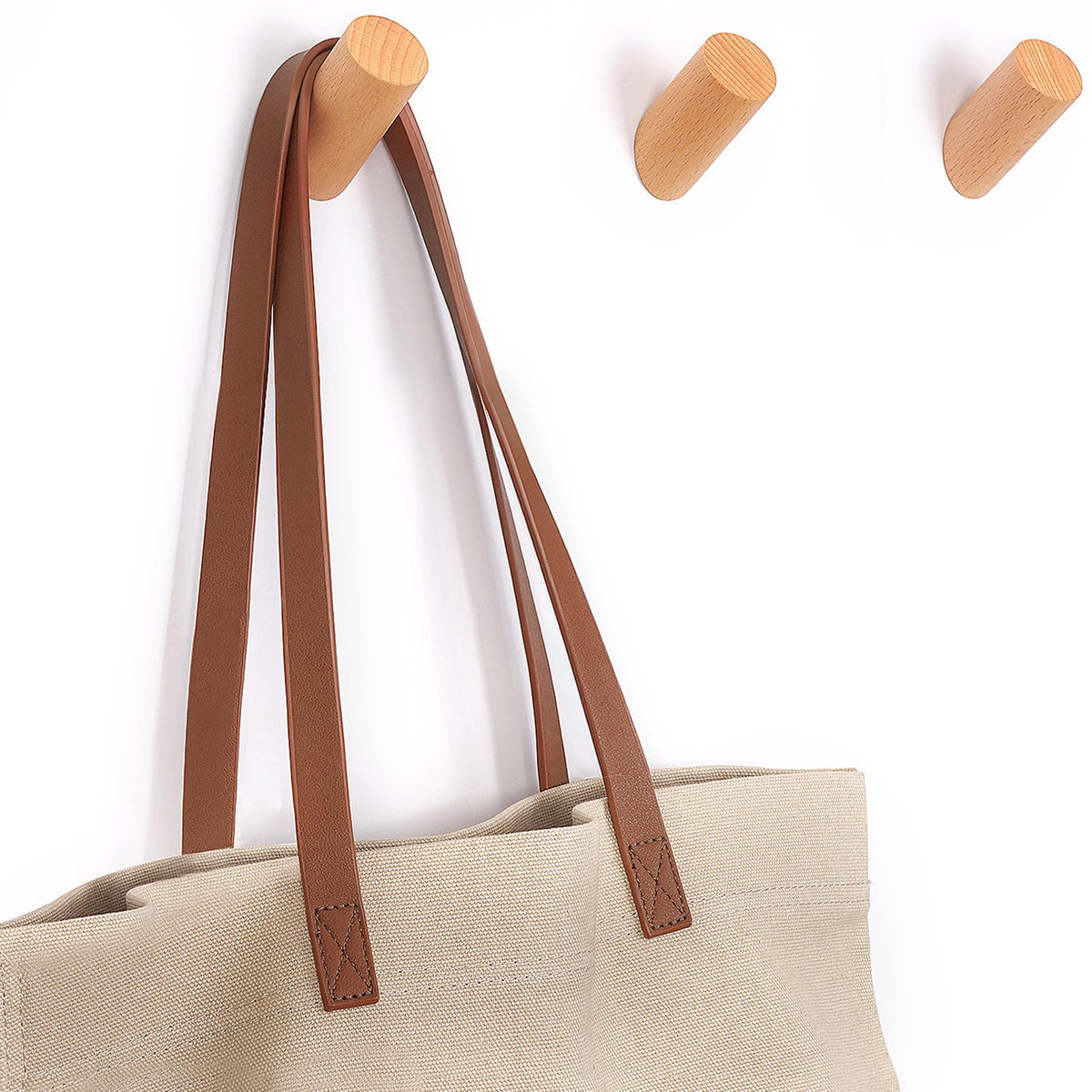 Wood Wall Hooks (3 Count)