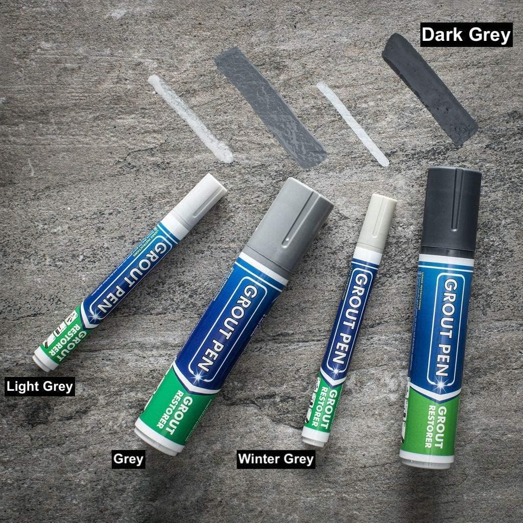 Grout Pen Dark Grey Tile Grout Paint Marker (3 Count)