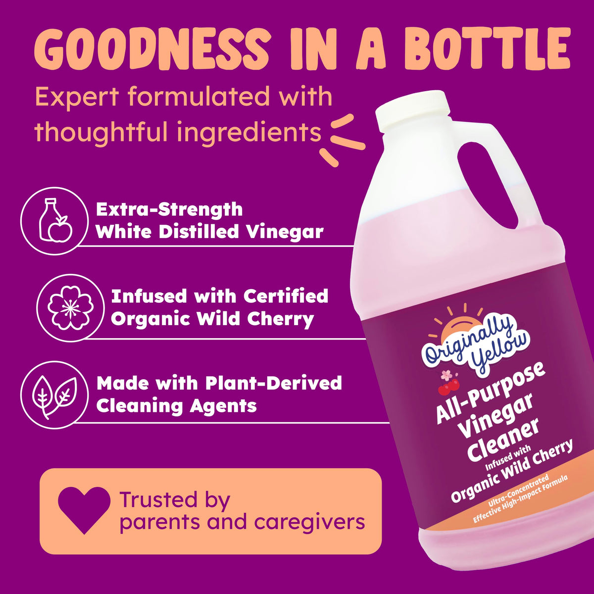 Lavender White Vinegar For Cleaning Purpose (128 Fl Oz)
