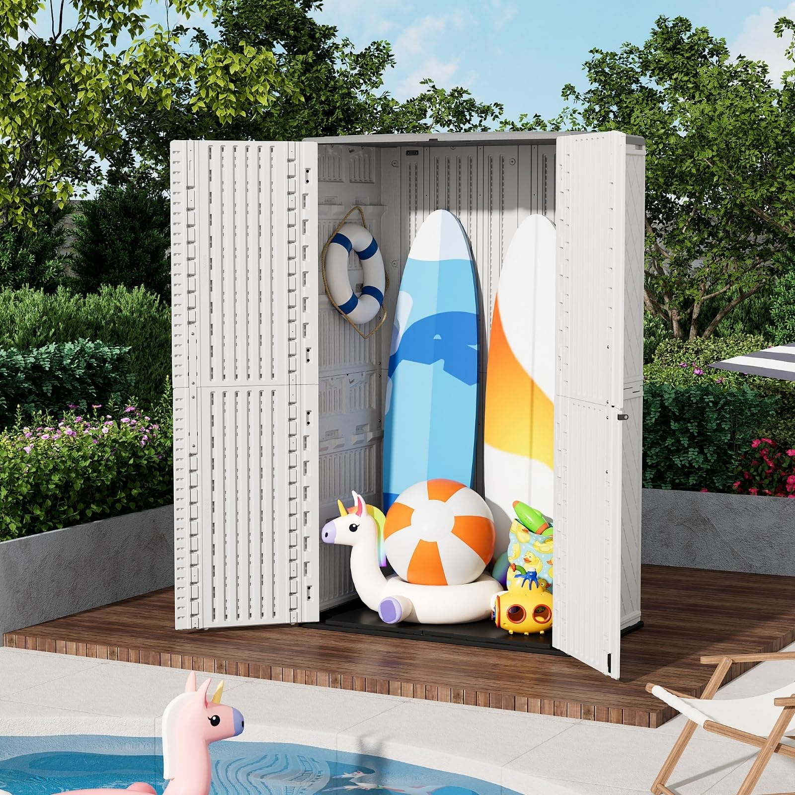 Resin Outdoor Storage Shed
