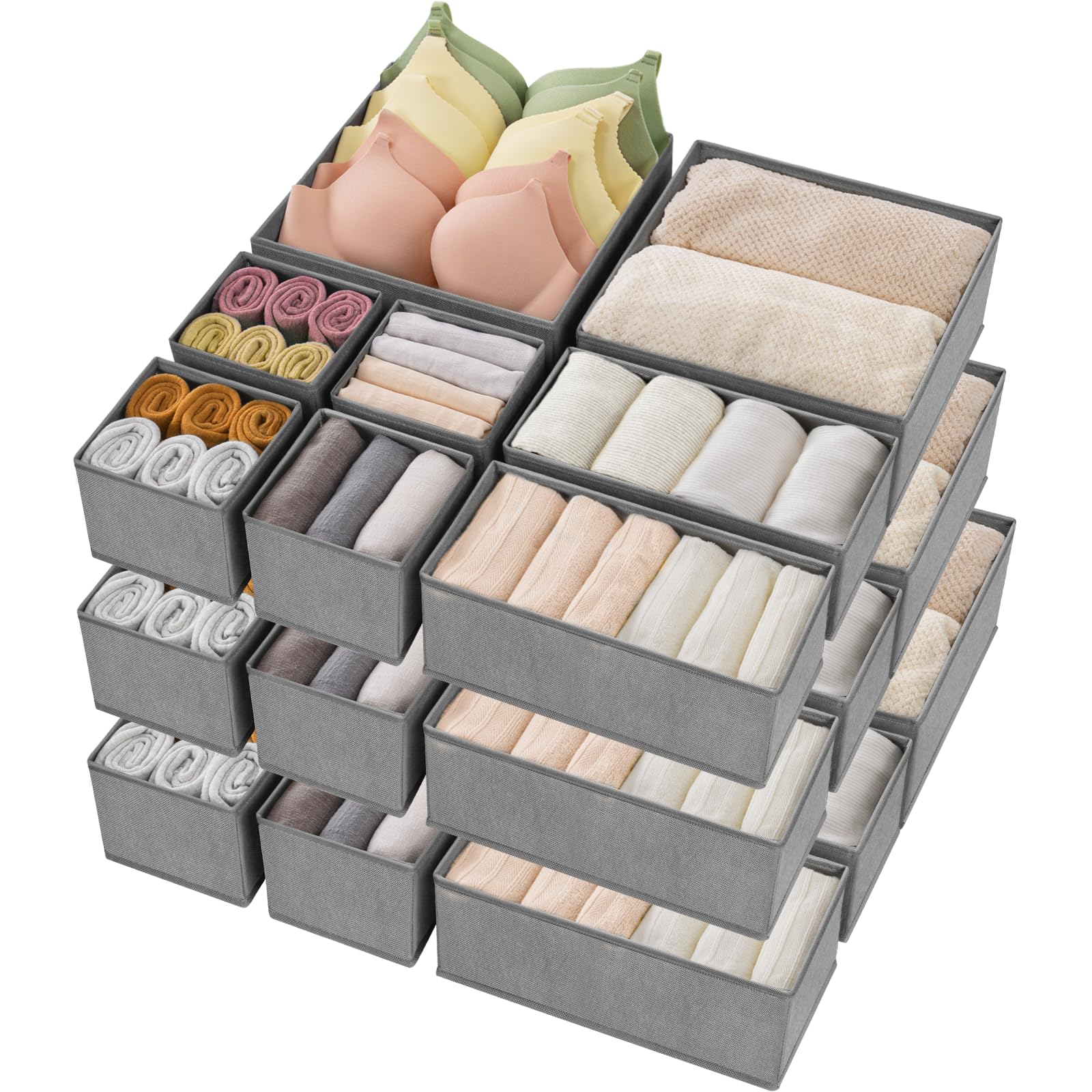 Drawer Organizer Clothes (24 Count)