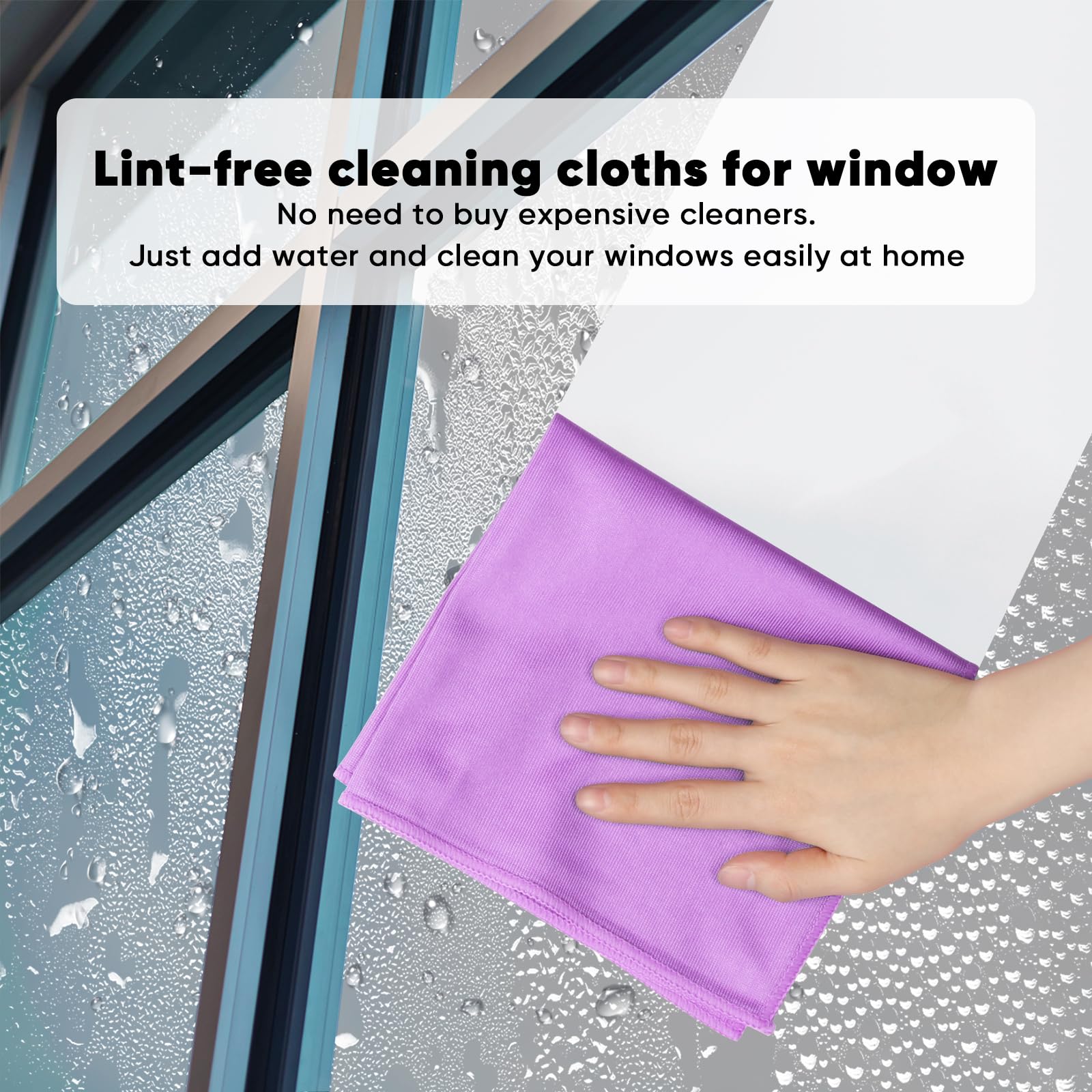 Glass Cleaning Cloths 12PK (12 Count)