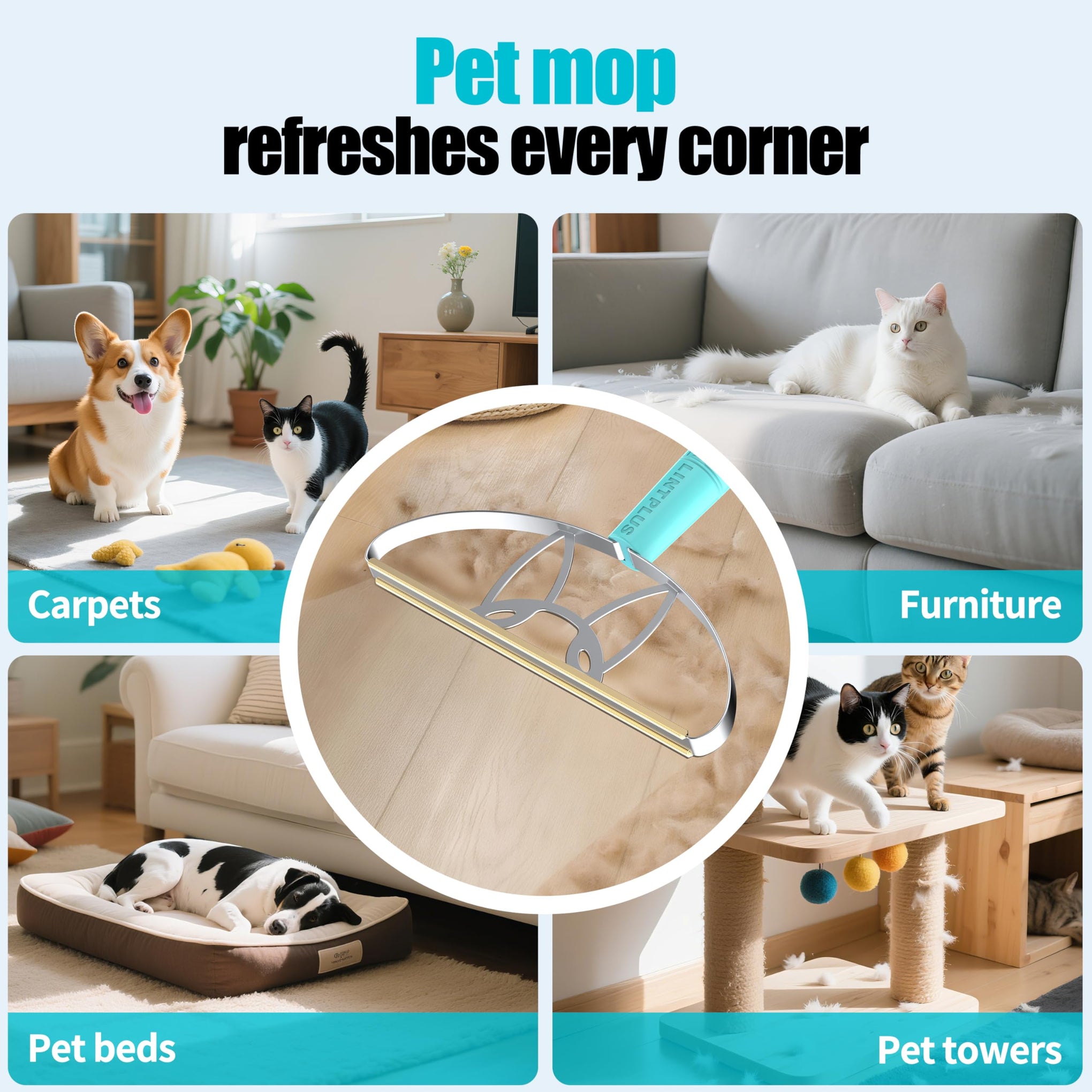 ULTRA+MAX+Pro LINTPLUS Pet Hair Remover Kit (3 Count)
