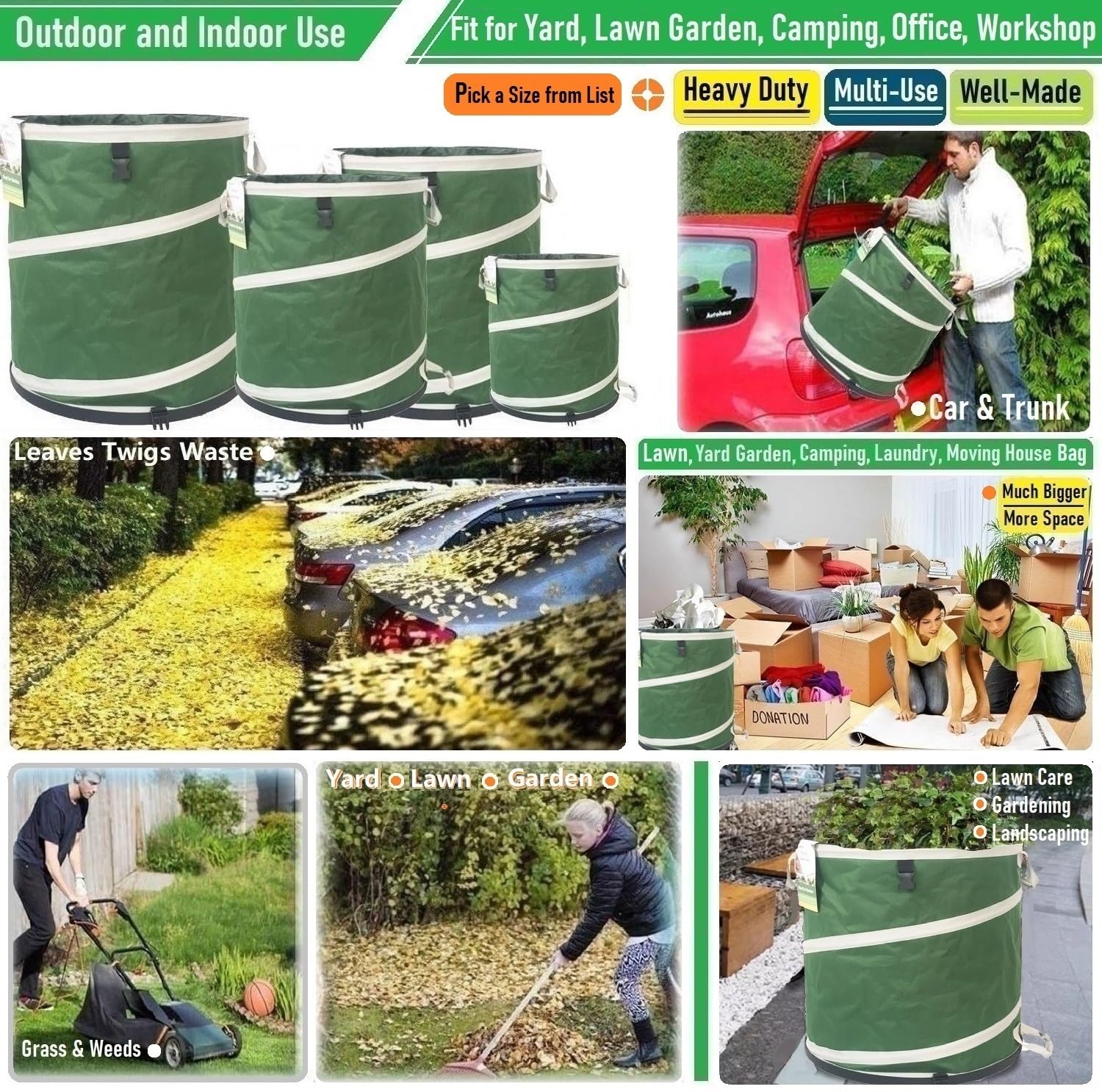46 Gallon Collapsible Trash Can