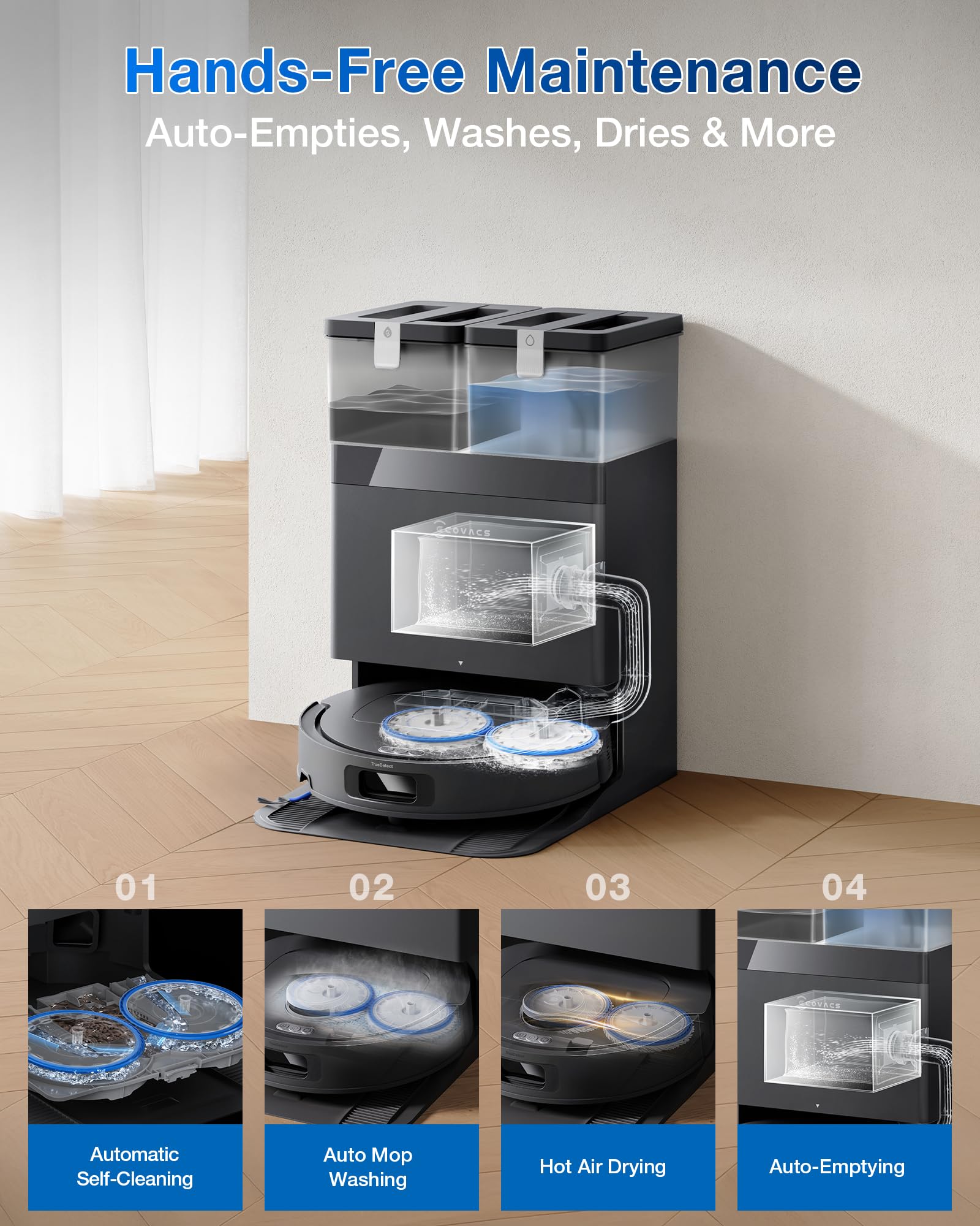 DEEBOT T50 Omni Robot Vacuum and Mop