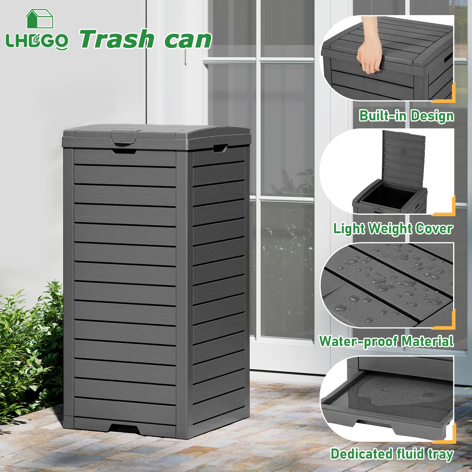 Outdoor Trash Can