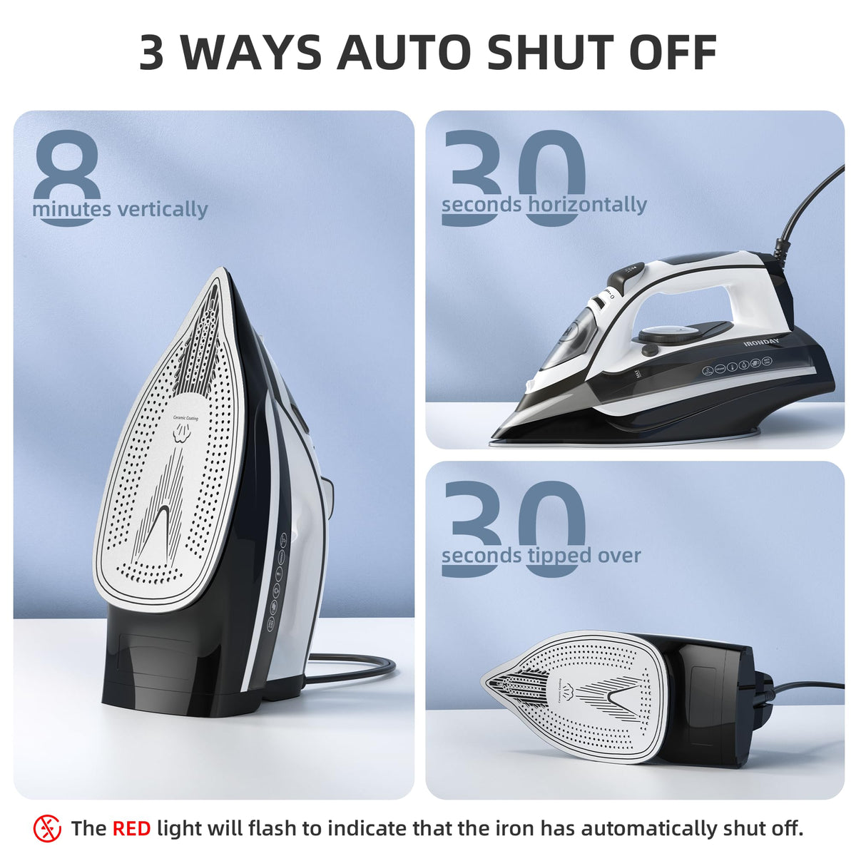 1700W Steam Iron for Clothes