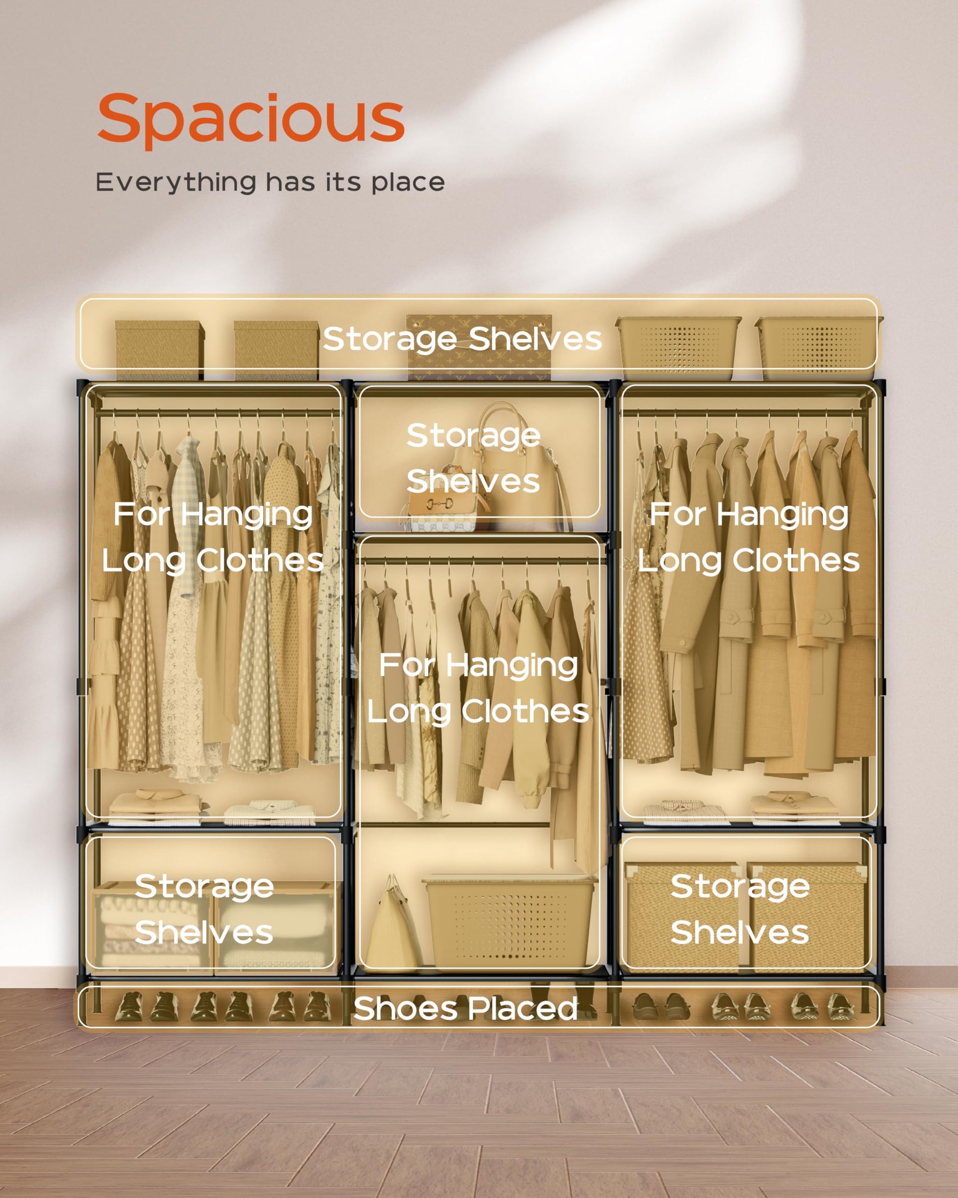 Clothes Rack Portable Closet