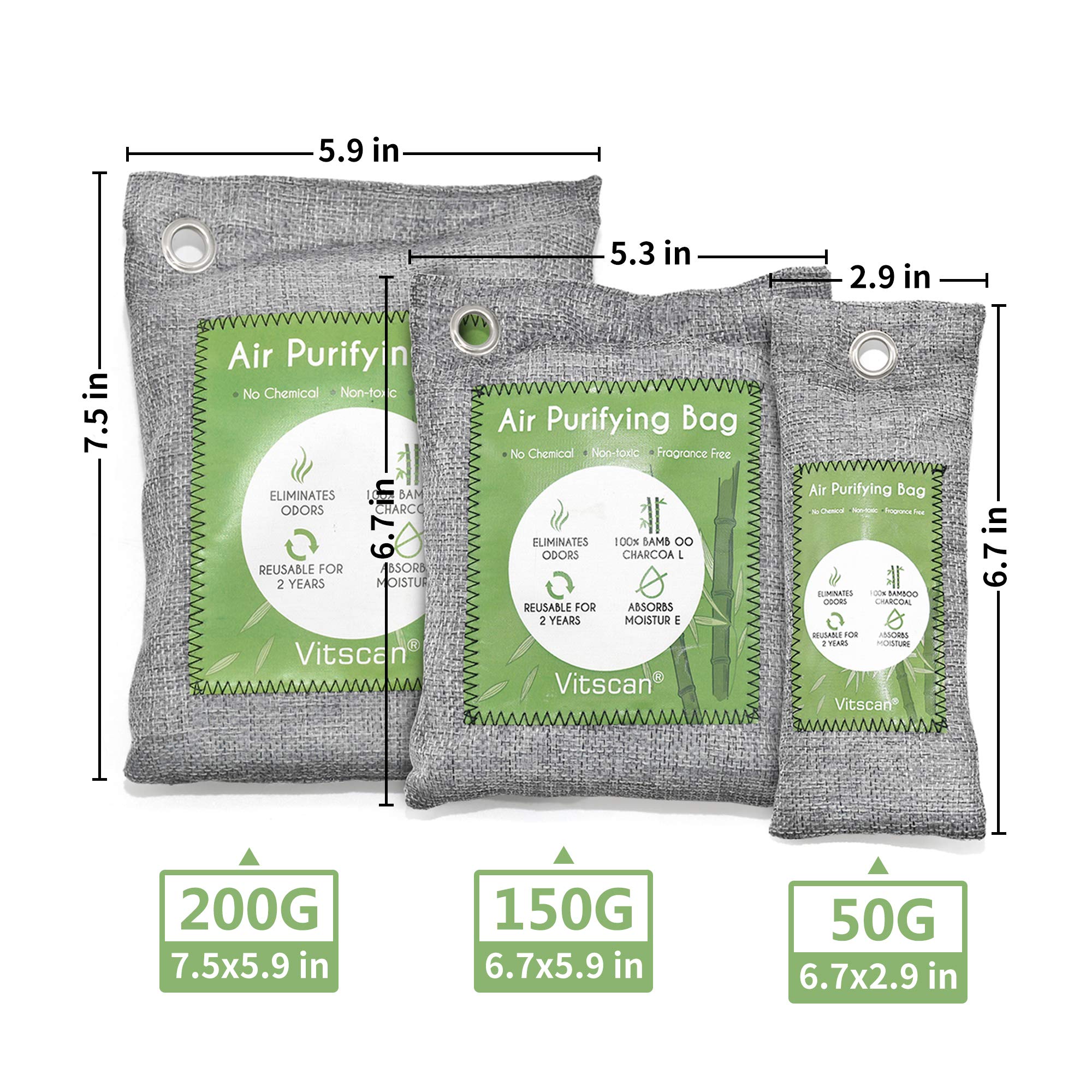 Bamboo Charcoal Air Purifying Bag