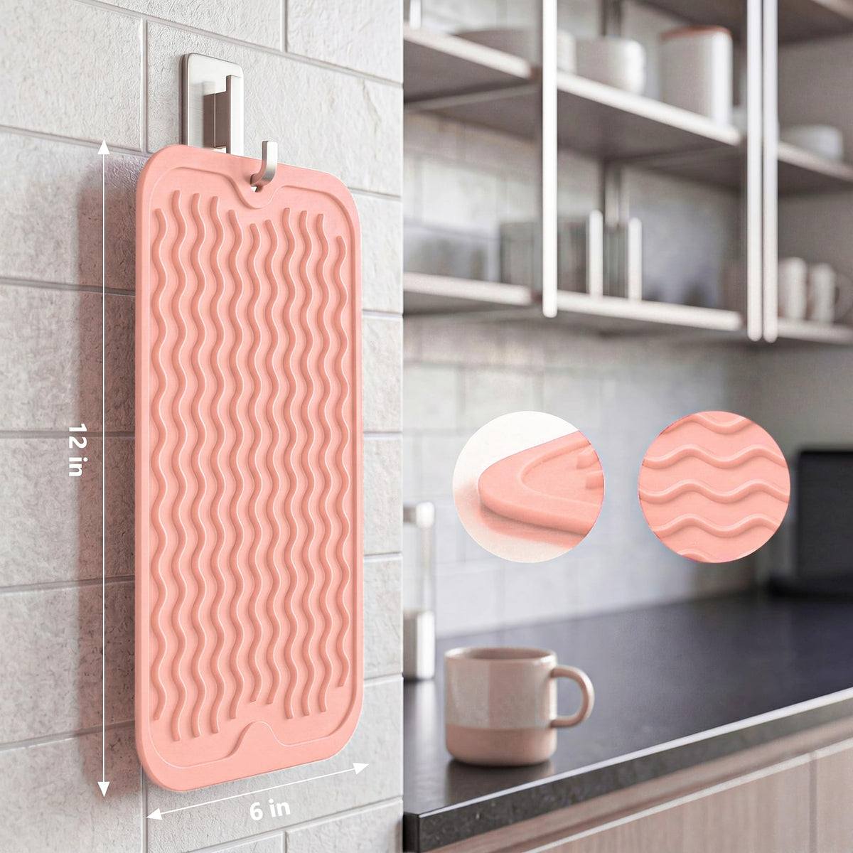 Silicone Dish Drying Mat for Multiple Usage