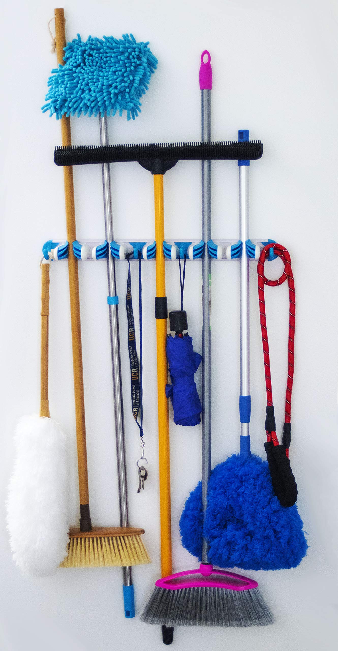 Grip & Store Broom Holder 5 Position
