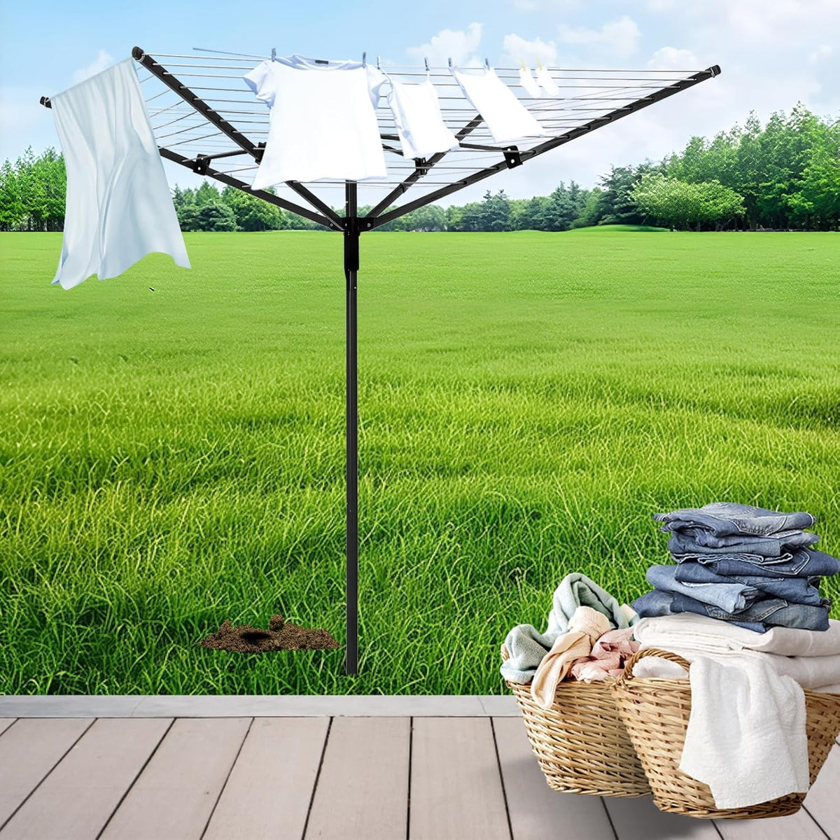 Umbrella Clothesline Outdoor