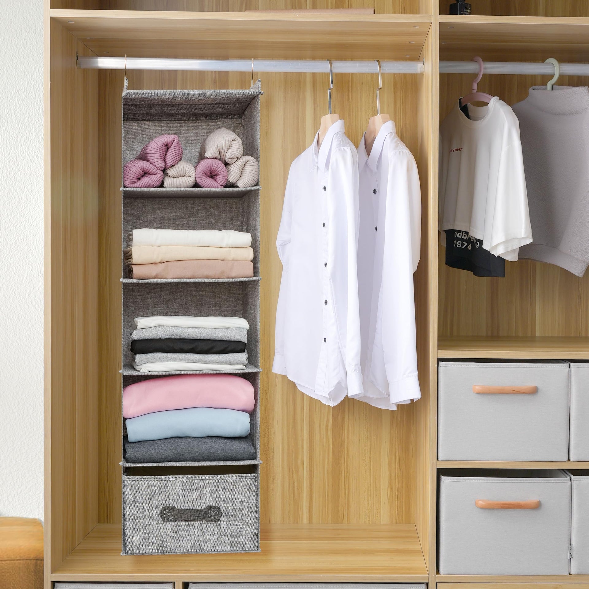 Large Hanging Sweater Organizer
