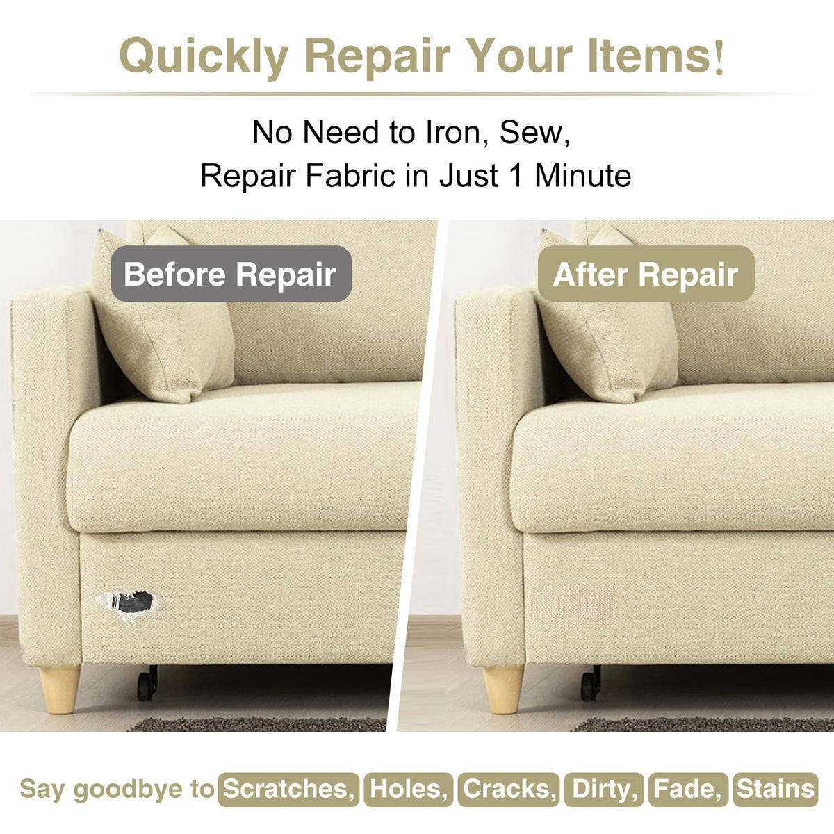 Canvas Repair Tape 4×70 Inch Waterproof Self