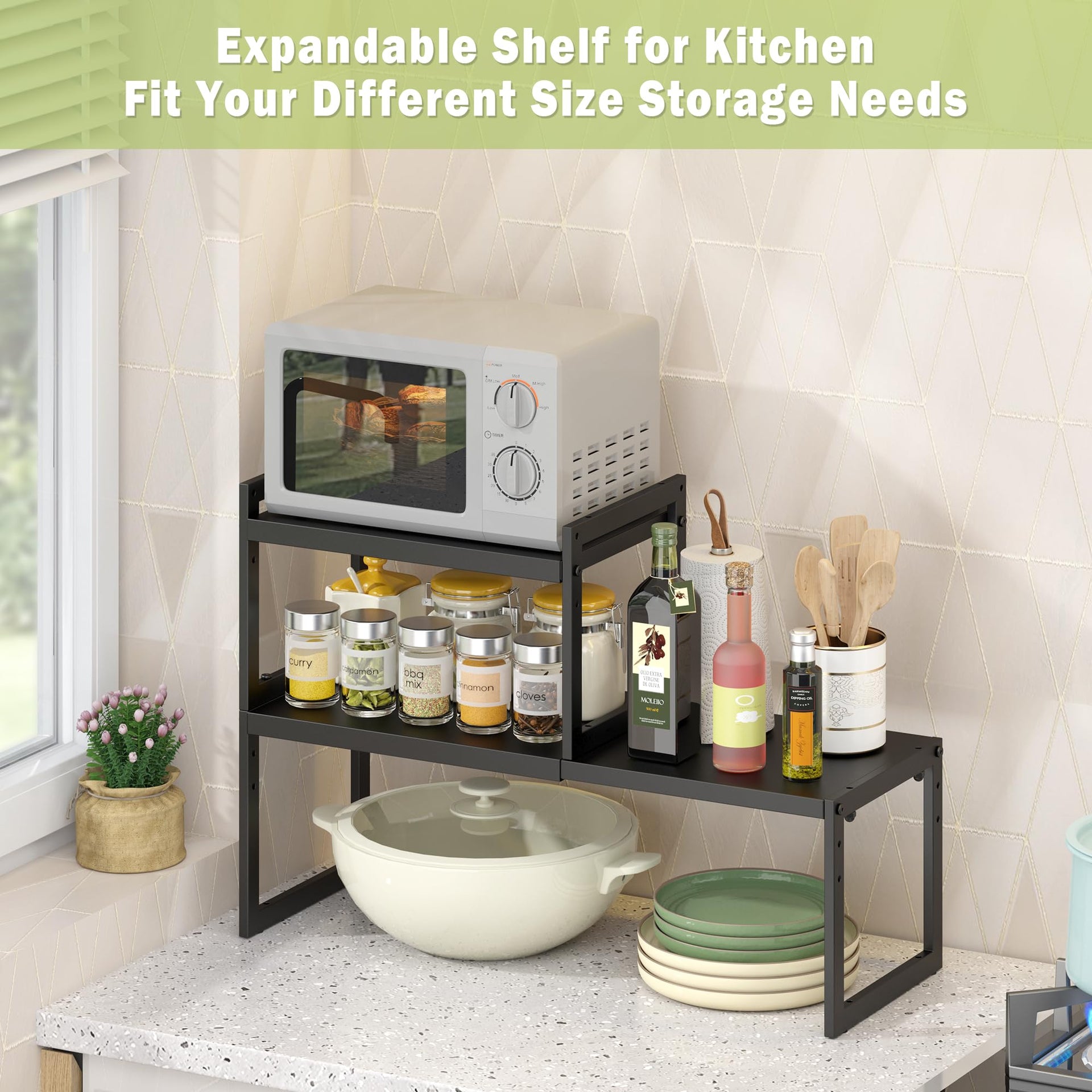 Expandable Kitchen Countertop Organizer