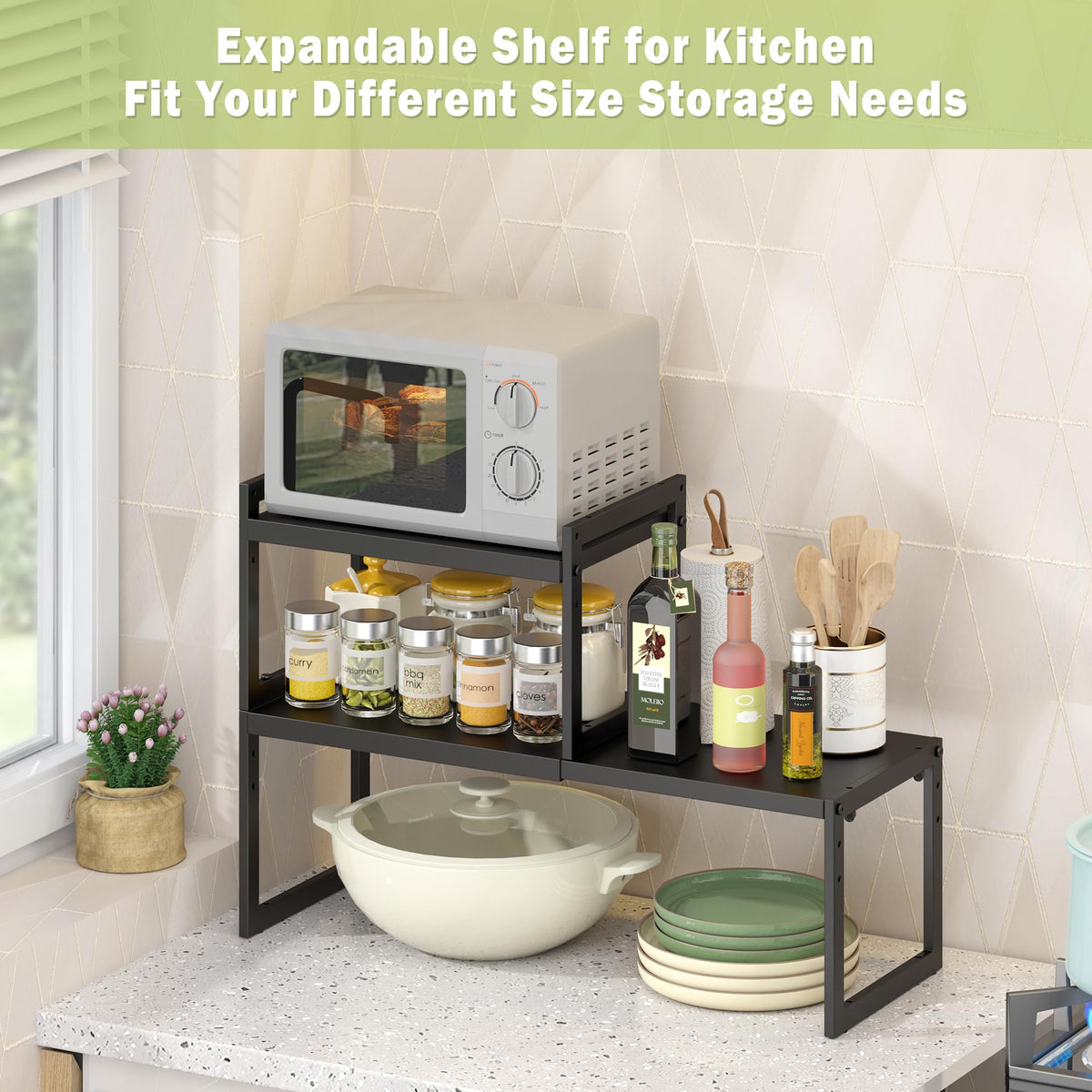 Expandable Kitchen Countertop Organizer