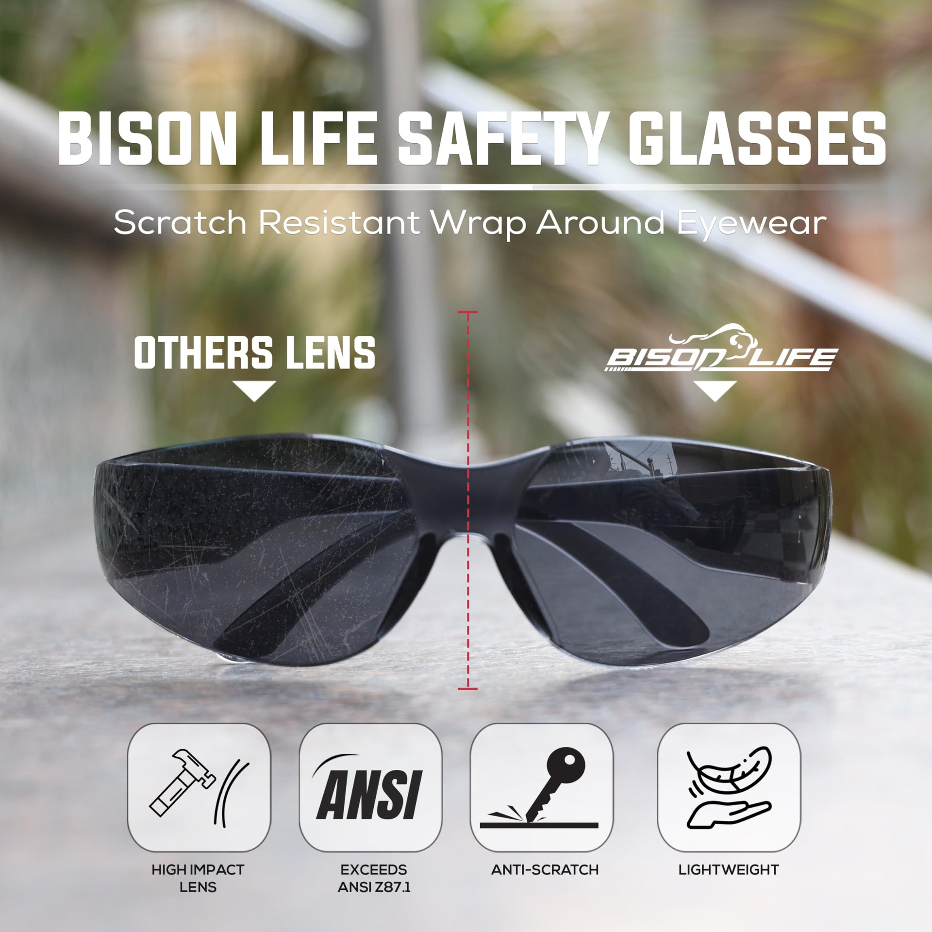 Black Safety Glasses (144 Count)