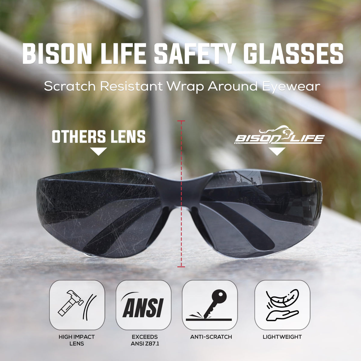 Black Safety Glasses (144 Count)