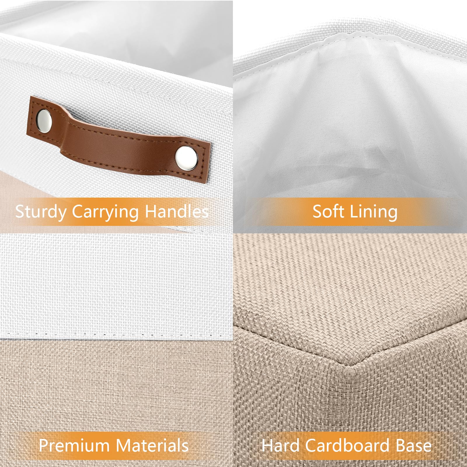 Large Storage Baskets for Organizing (3 Count)