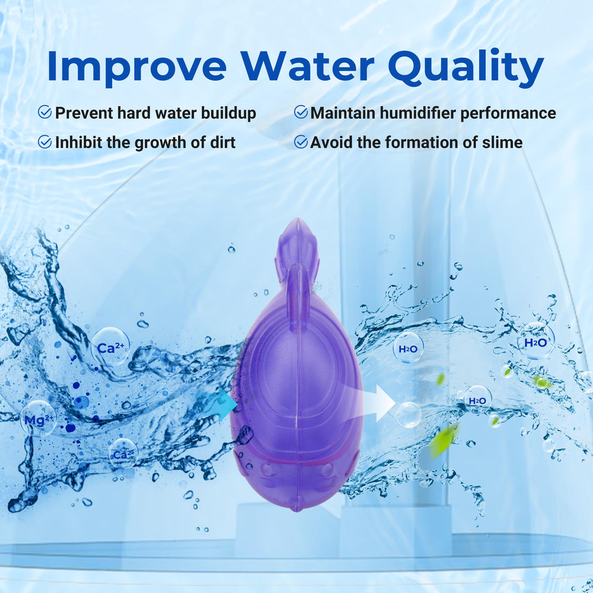 Humidifier Cleaning Fish for Humidifiers and Fish Tanks (6 Count)
