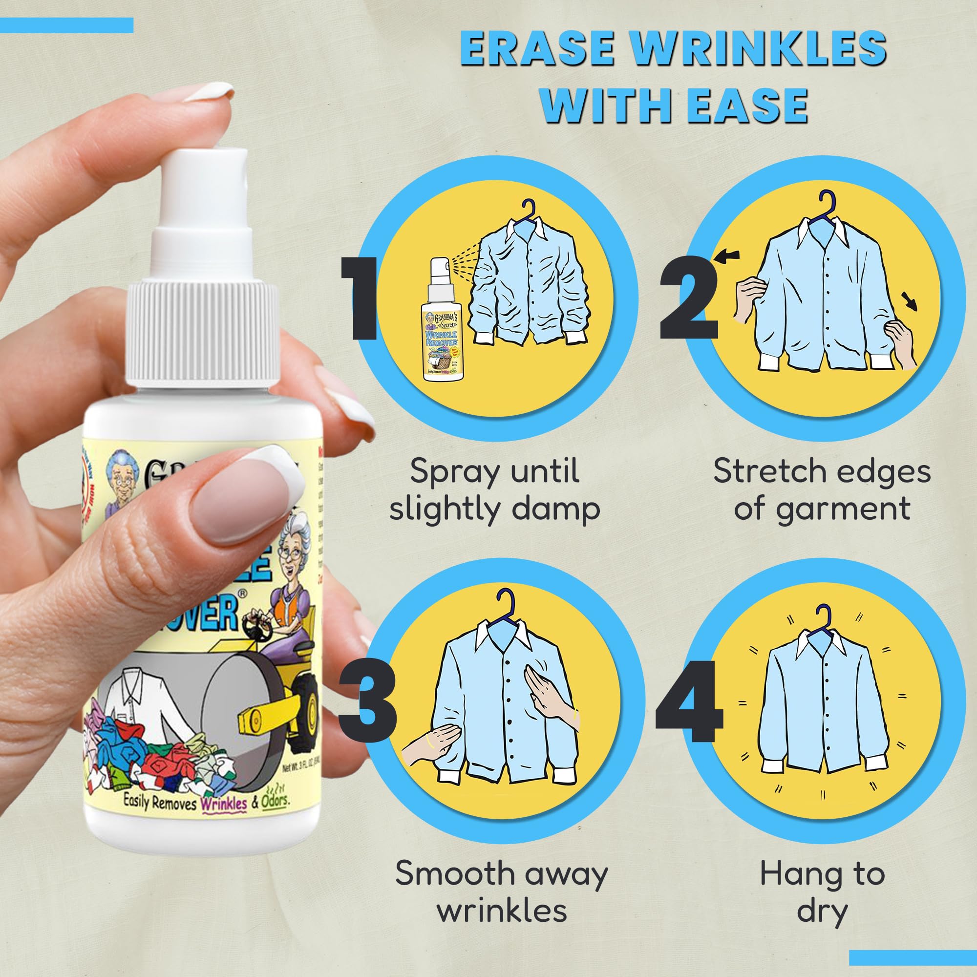 Wrinkle Remover Spray (3 Fl Oz)