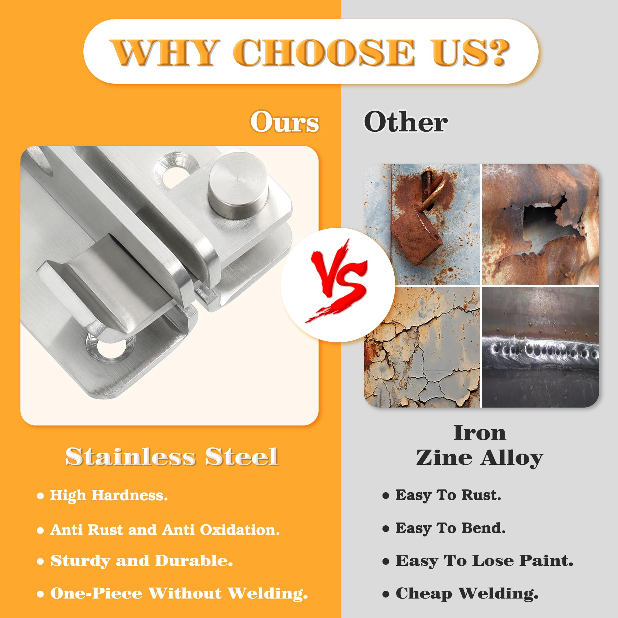 Flip Latch Gate Latch Brushed