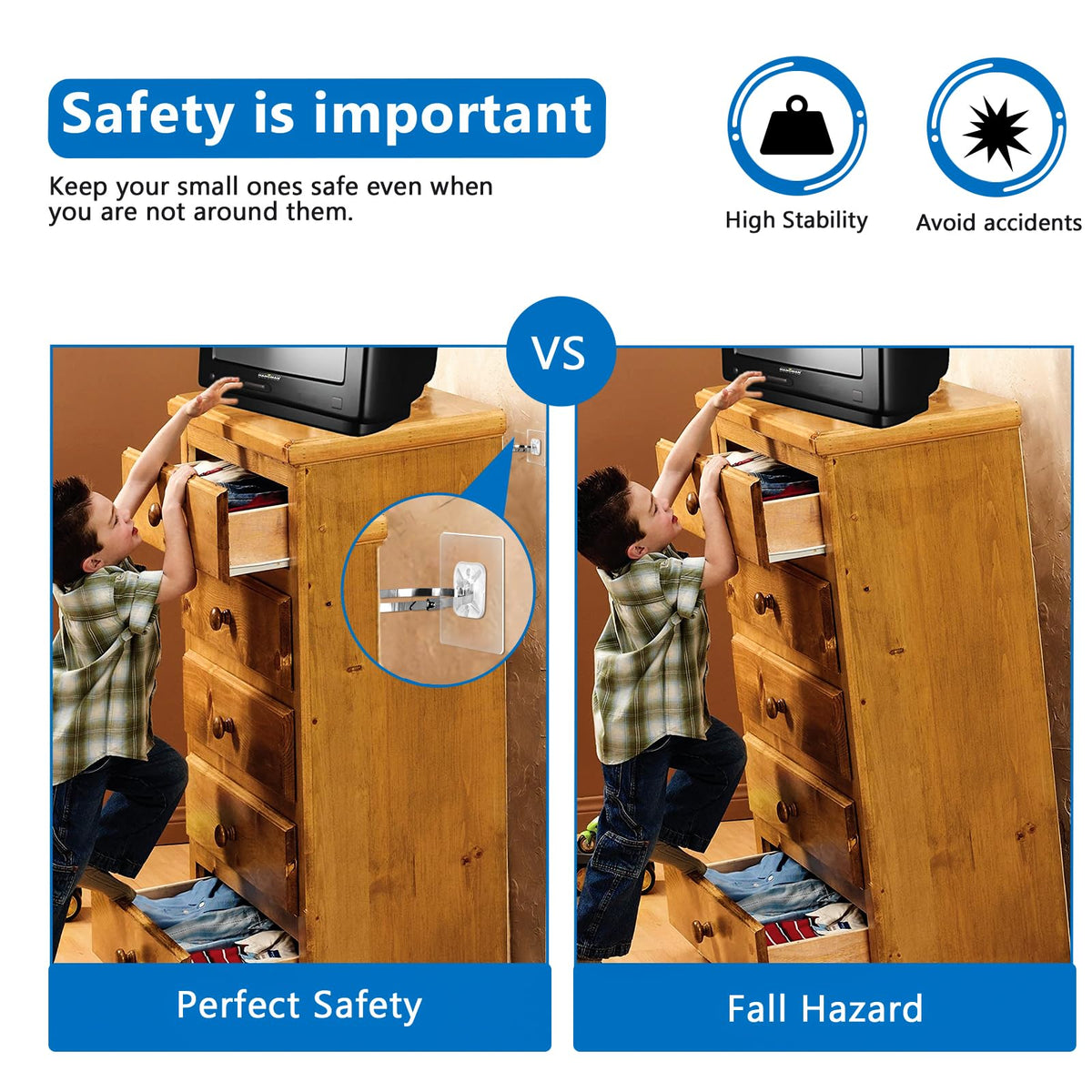 Adhesive Furniture Wall Anchors