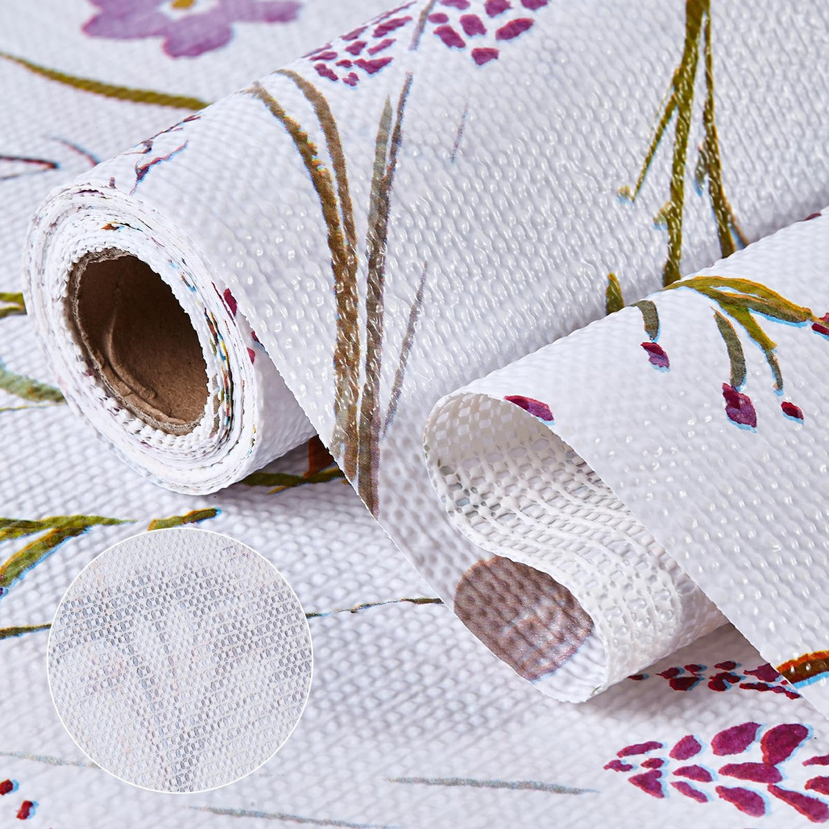Floral Kitchen Cabinet Shelf Liner (360 Sq Ft)