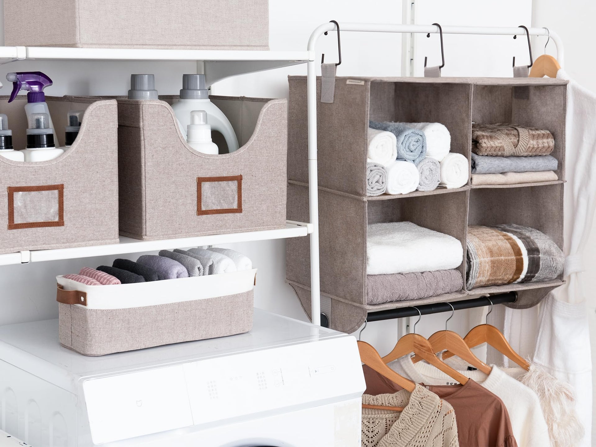 Hanging Closet Organizer with Rod
