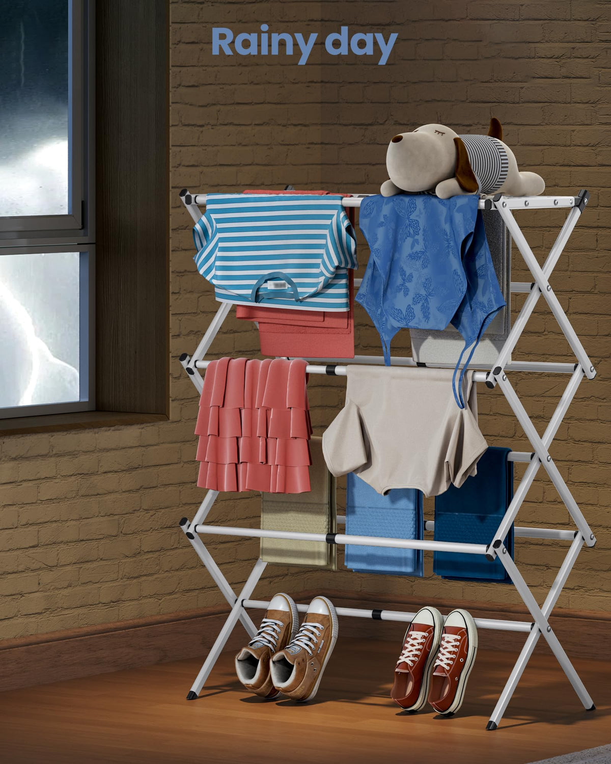Oversize 3 Tier Clothes Drying Rack