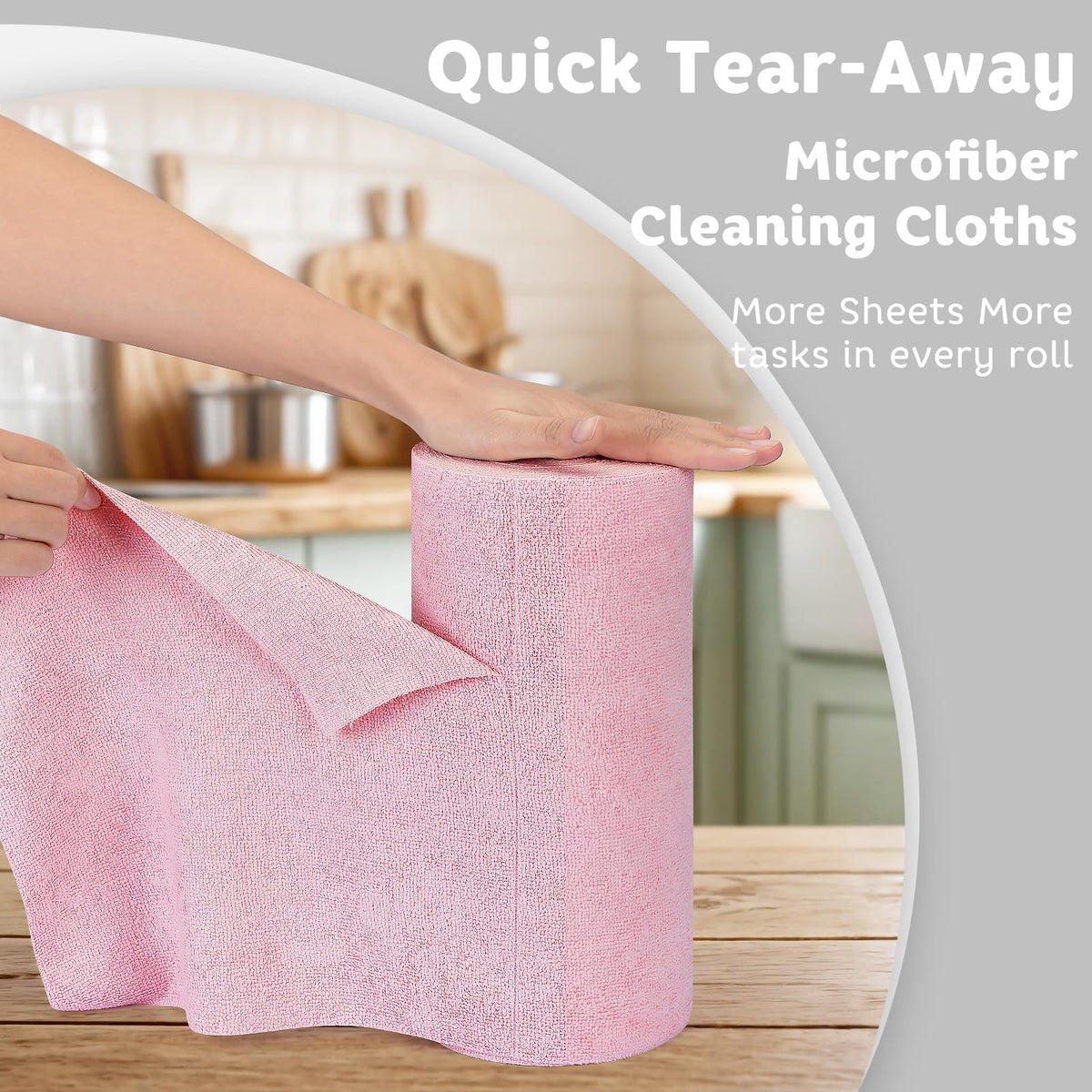 Matthew Microfiber Cleaning Cloth Roll 72Pack (72 Count)