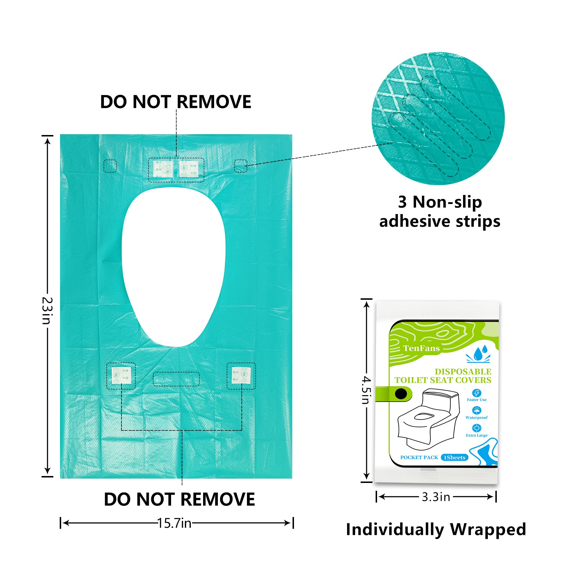 Disposable Toilet Seat Covers (70 Count)