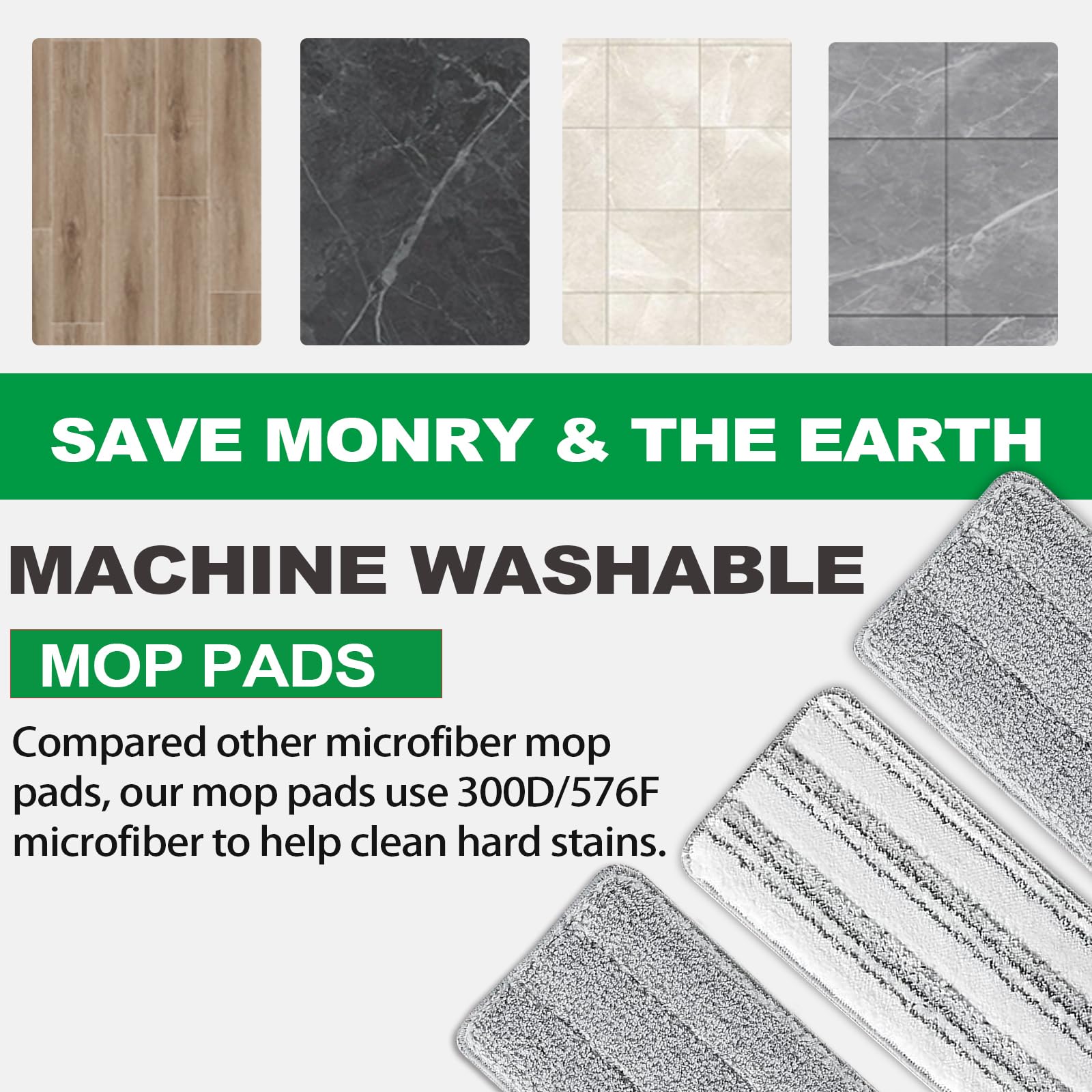 Flat Mop Pads