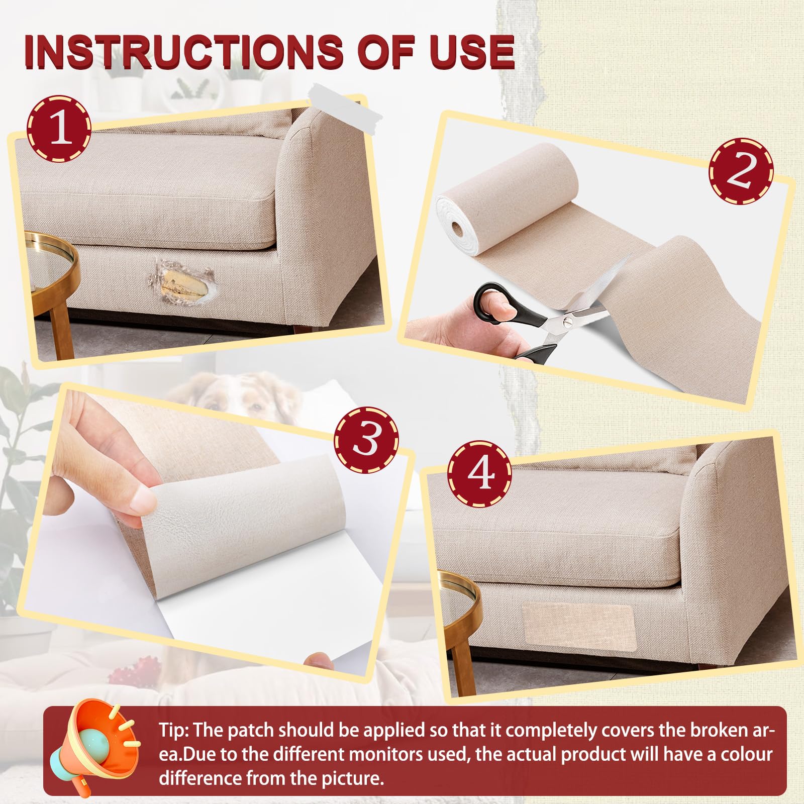 Linen Repair Tape 16x90 inch