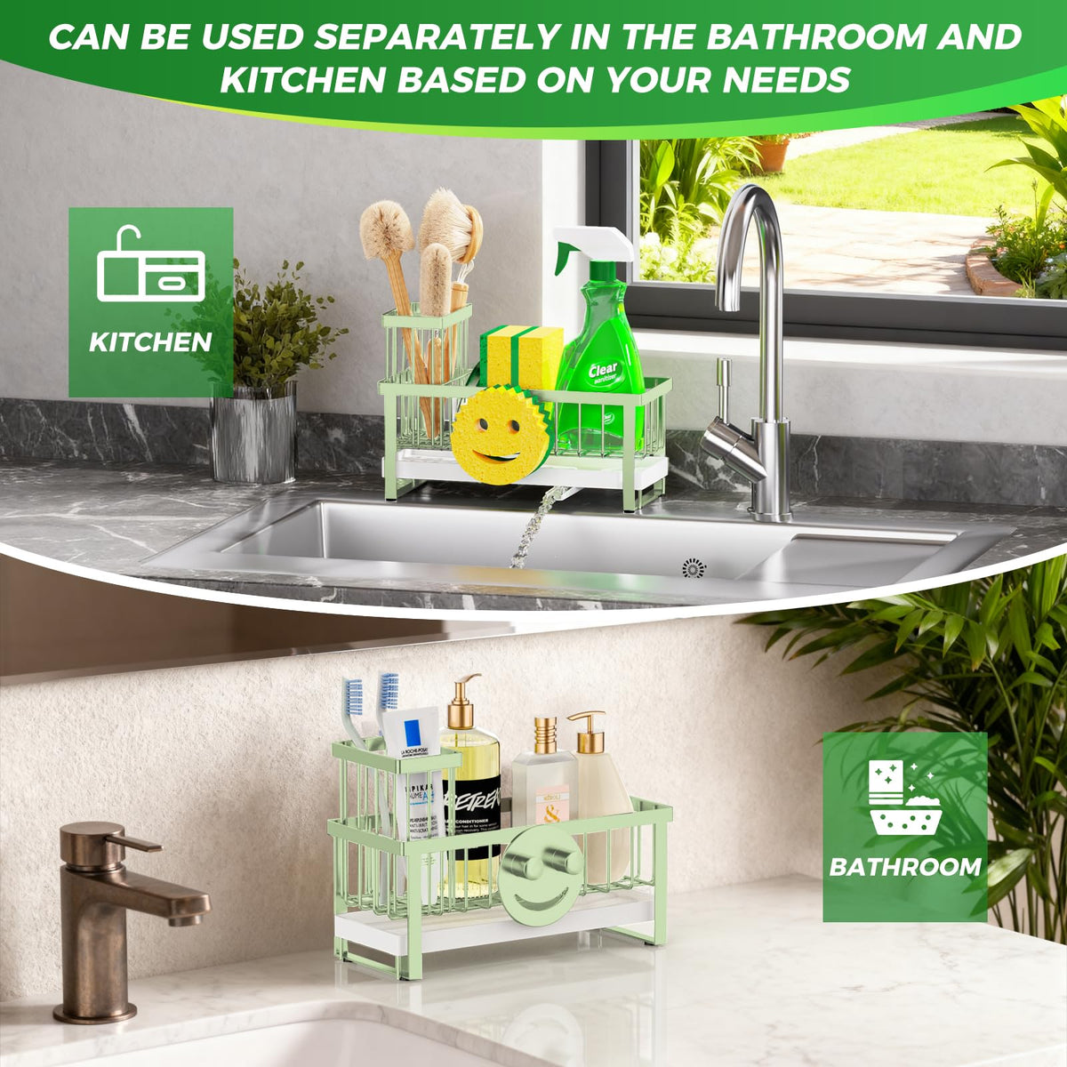 Sponge Holder for Kitchen Sink