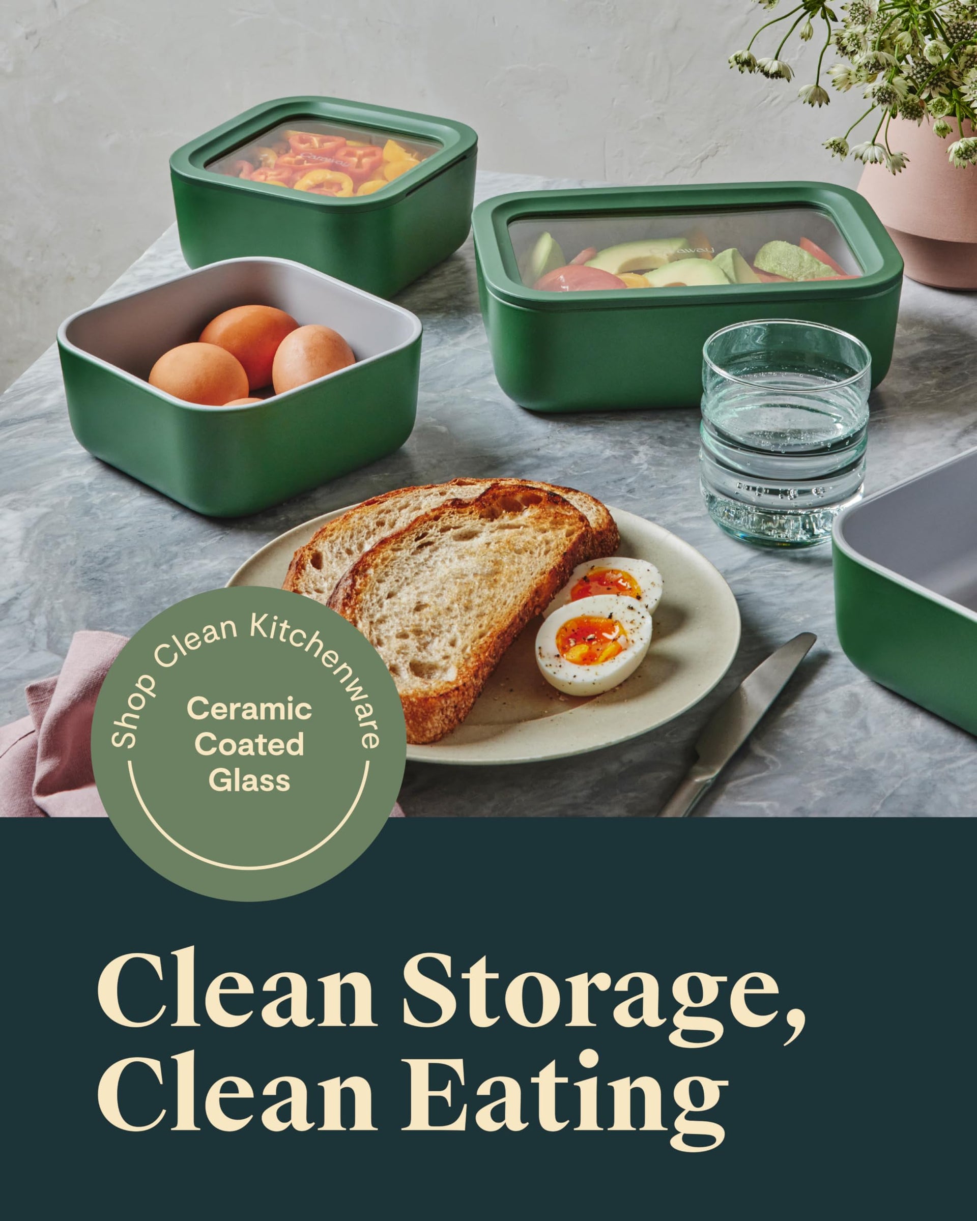13 Piece Glass Food Storage Container Set