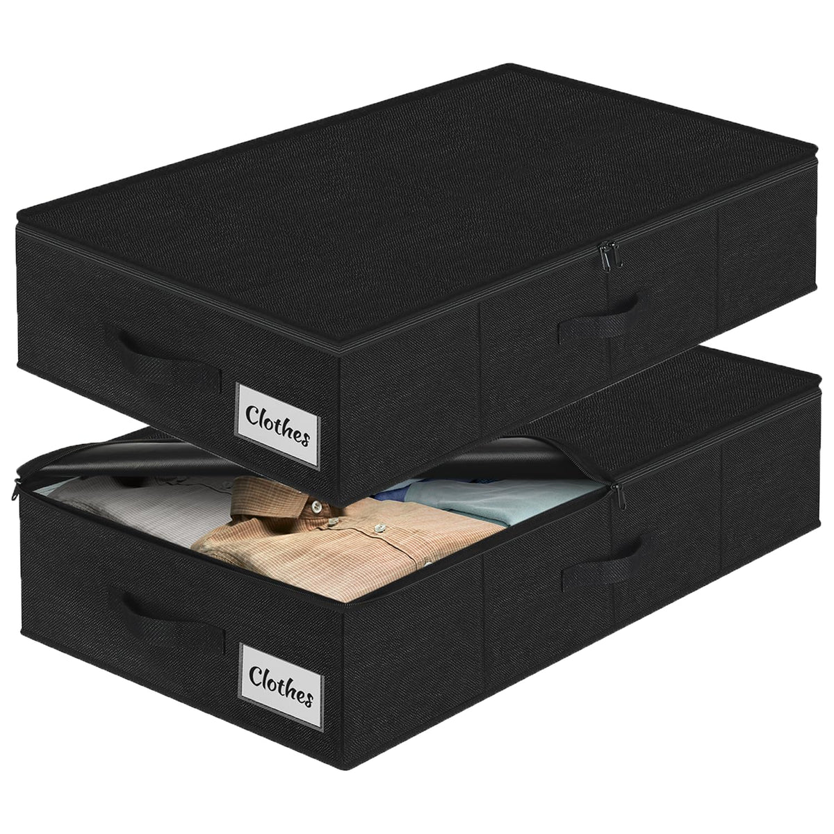 Under Bed Storage Container Bins 2 Pack (2 Count)
