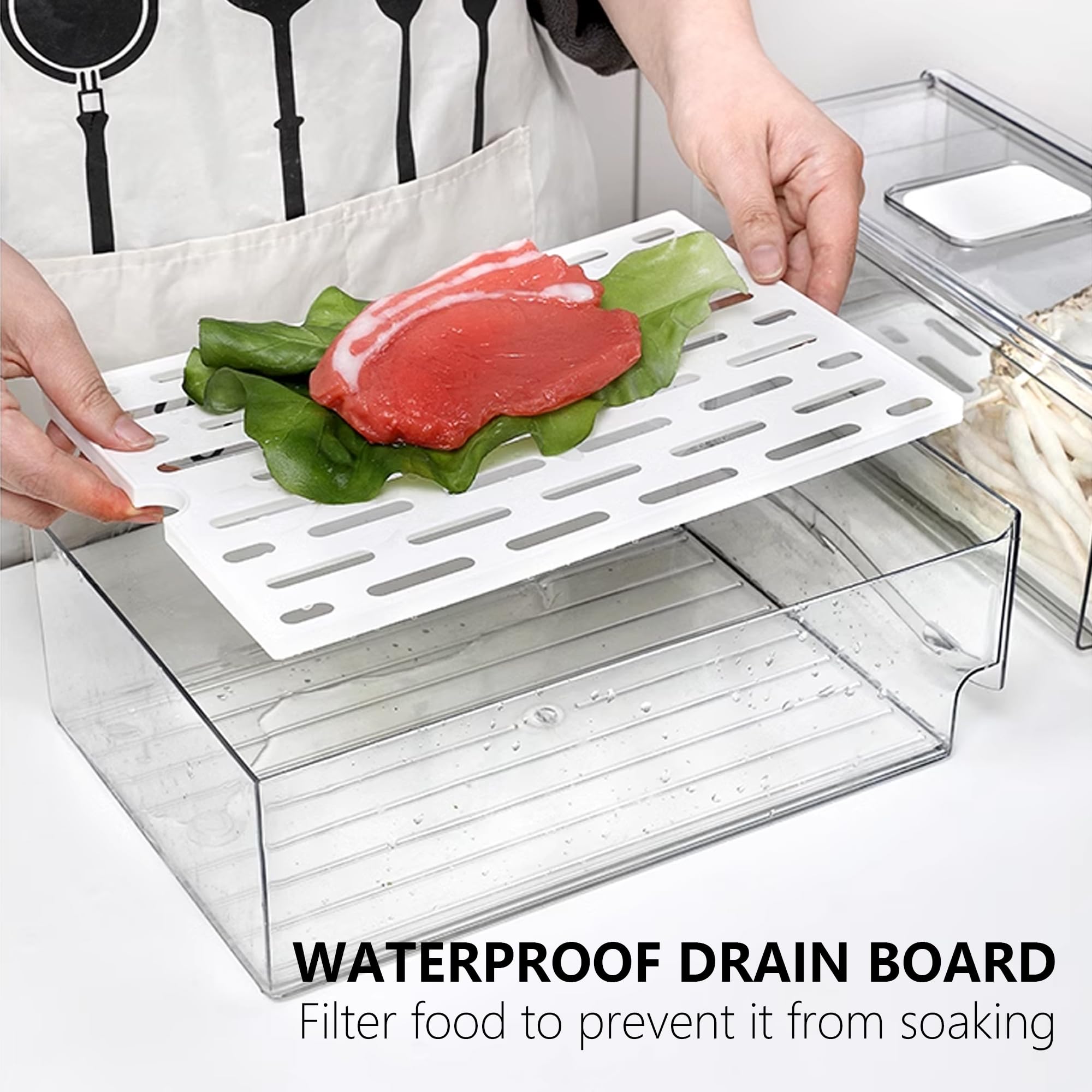 Fridge Organizers and Storage (2 Count)