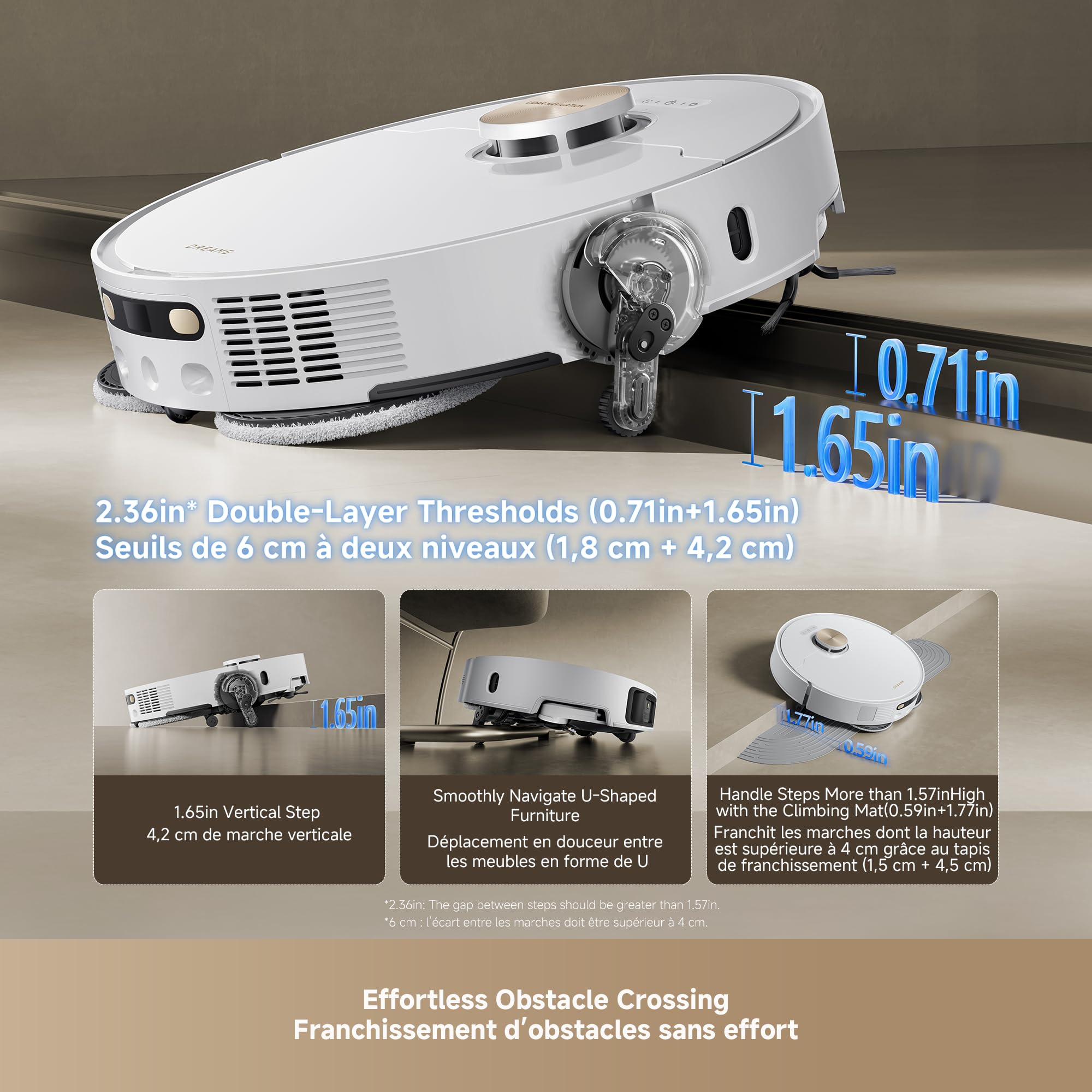 L50 Ultra Robot Vacuum and Mop White