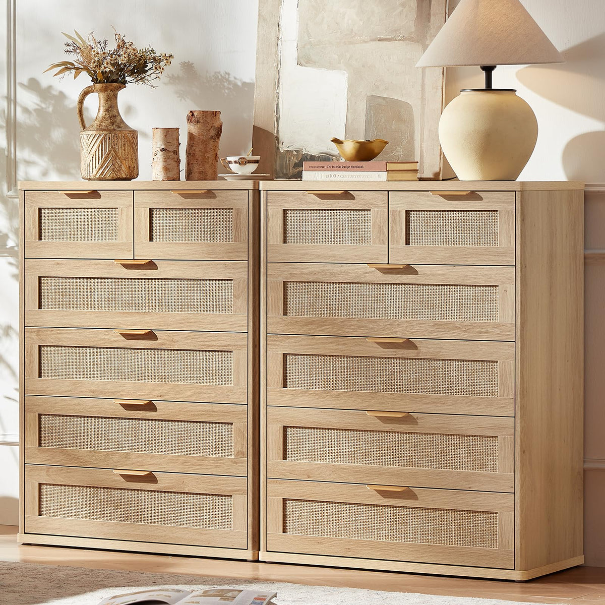 Rattan Dresser for Bedroom Set 2