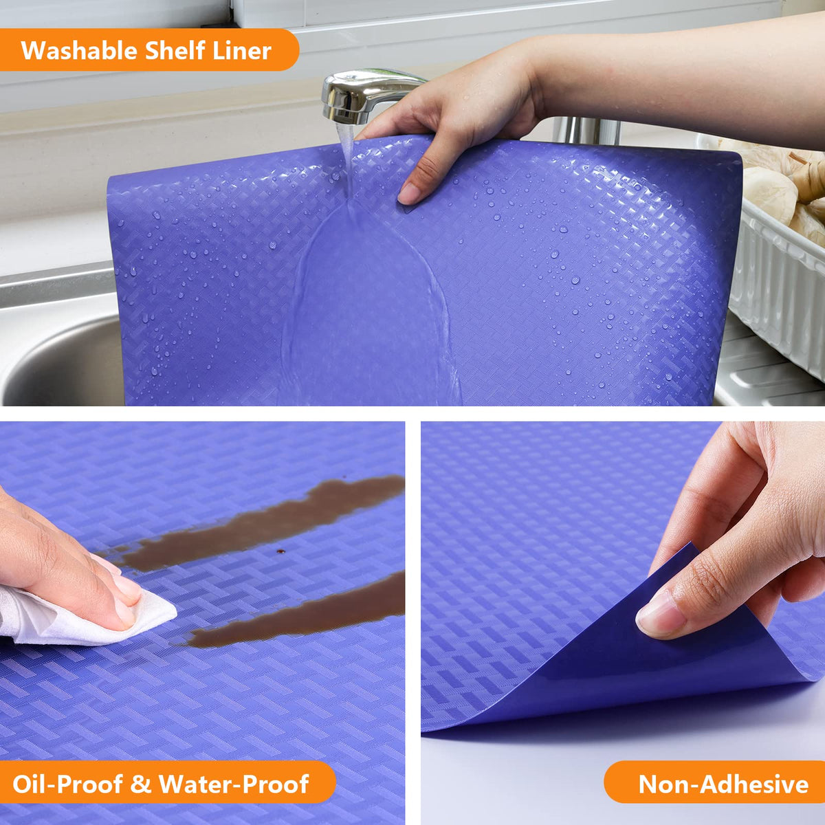 Shelf Liners for Kitchen Cabinets