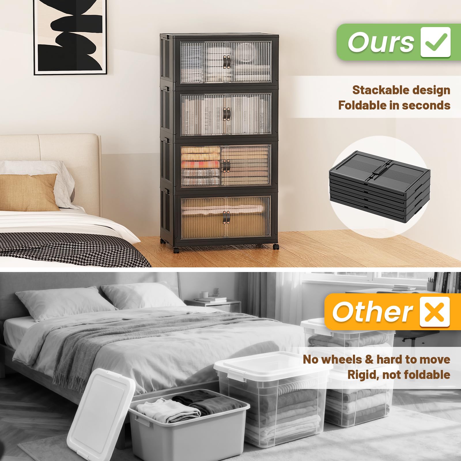 260Qt Stackable Storage Bins