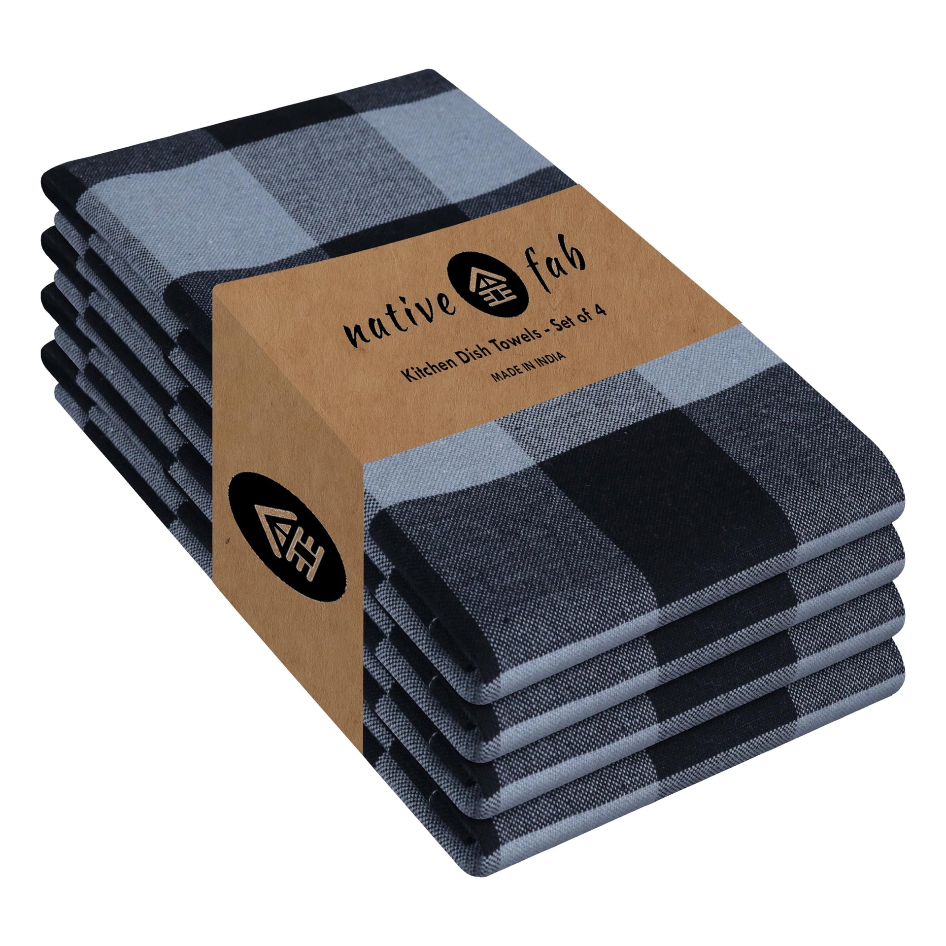 Buffalo Check Kitchen Dish Towels (4 Count)