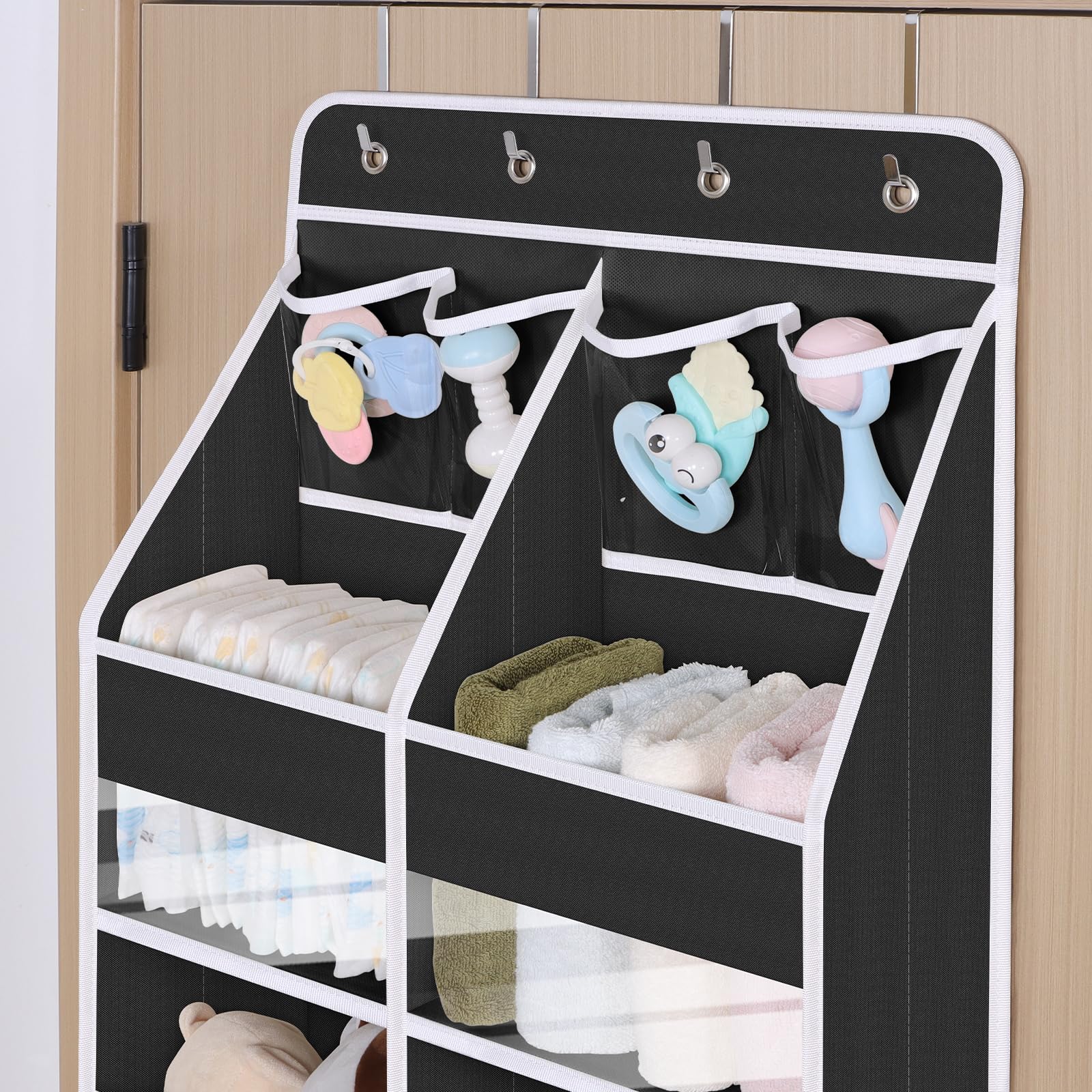 Upgraded Over the Door Organizer for Baby Nursery