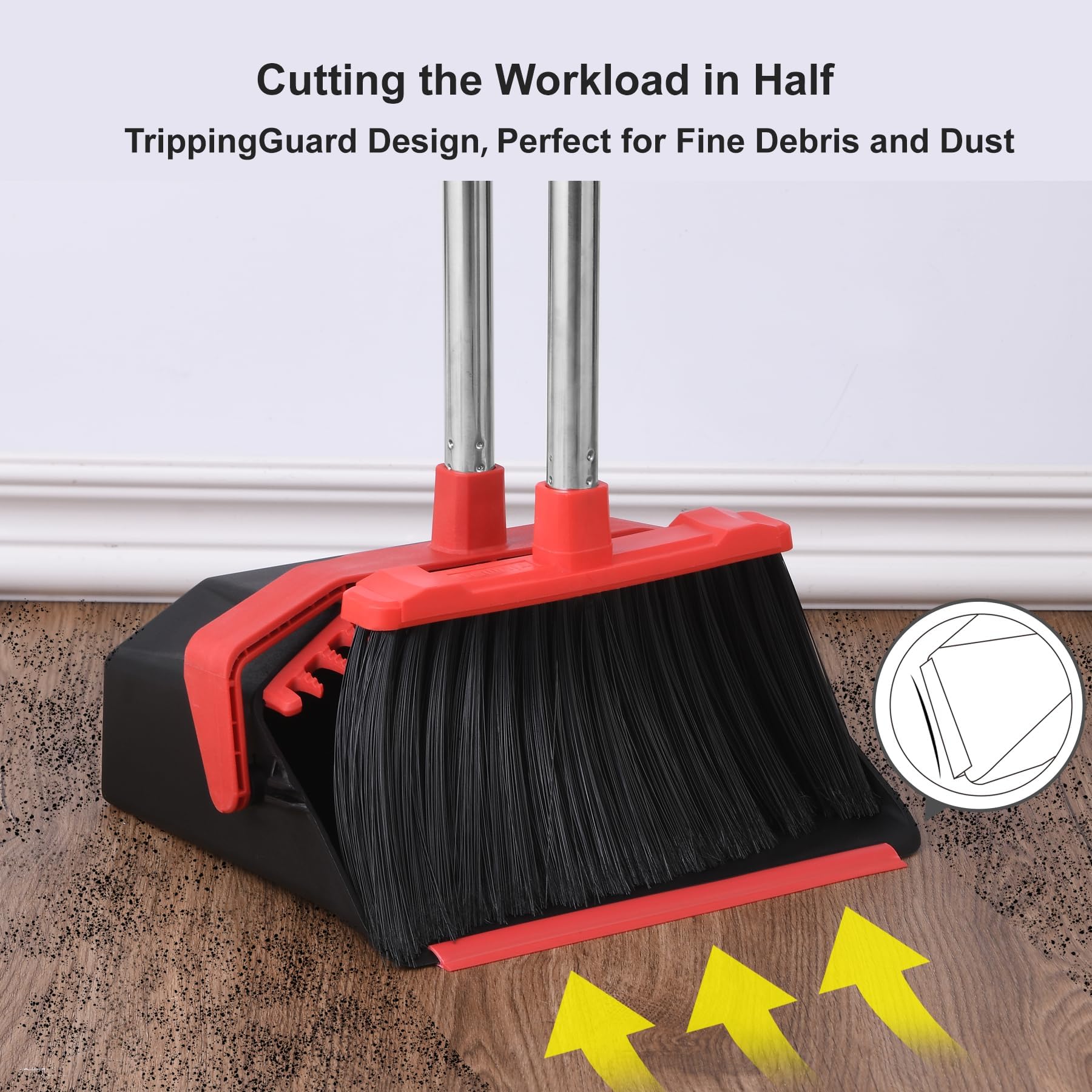 Broom and Dustpan Set for Home