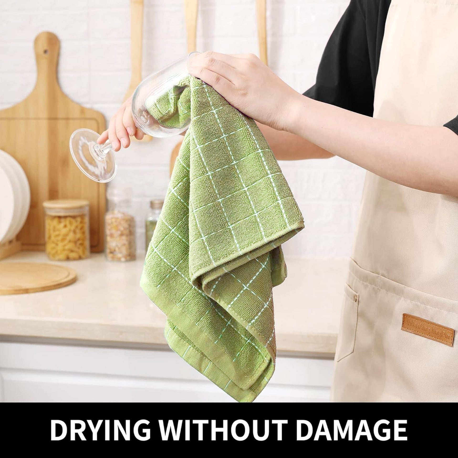 100% Cotton Terry Kitchen Towels (6 Count)