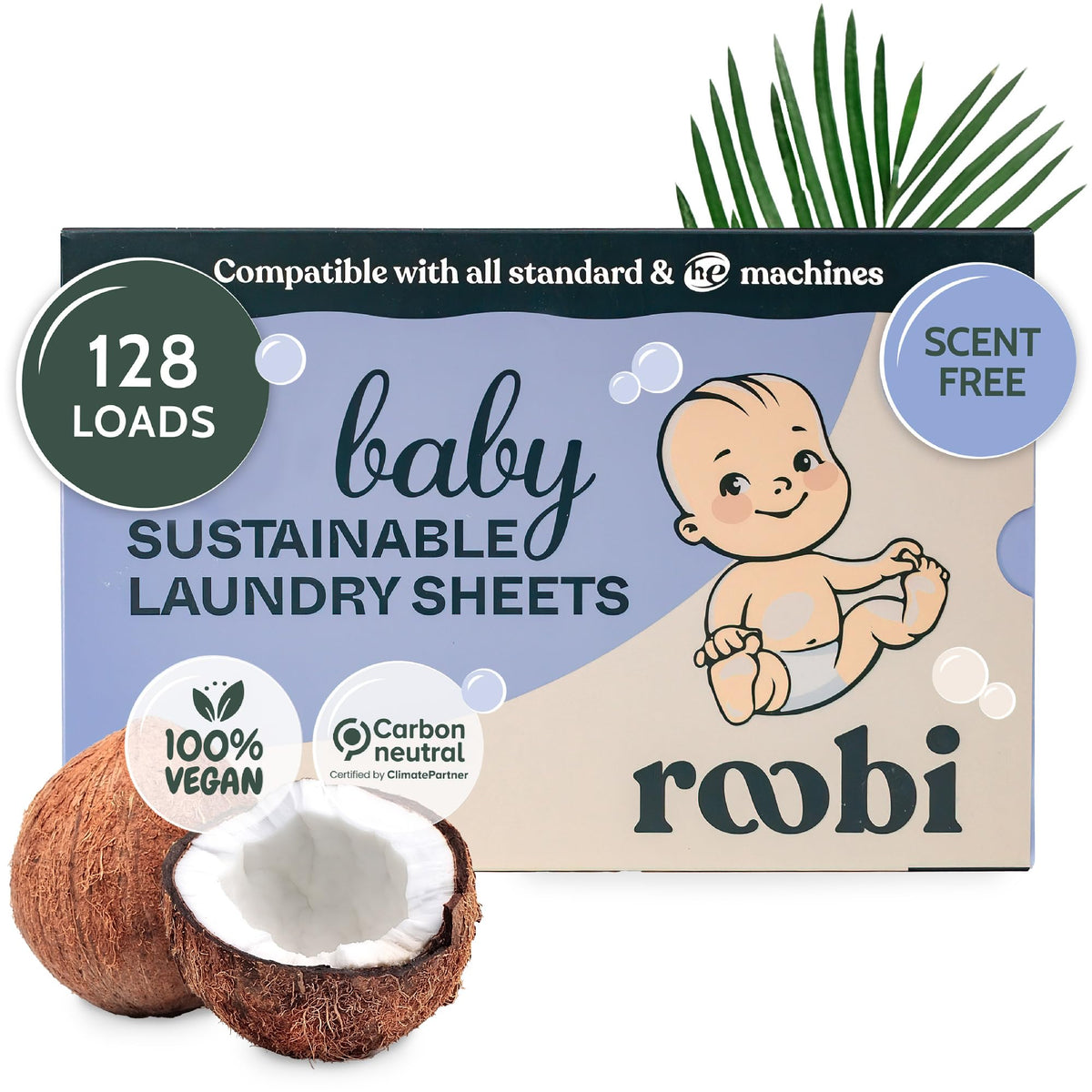 Baby Laundry Detergent Sheets (128 Count)