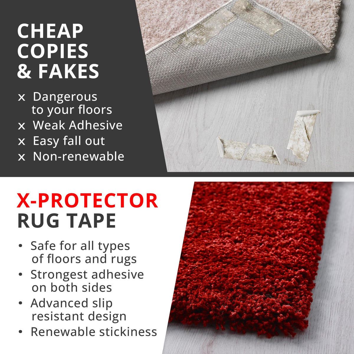 Rug Tape 16 PCS (16 Count)
