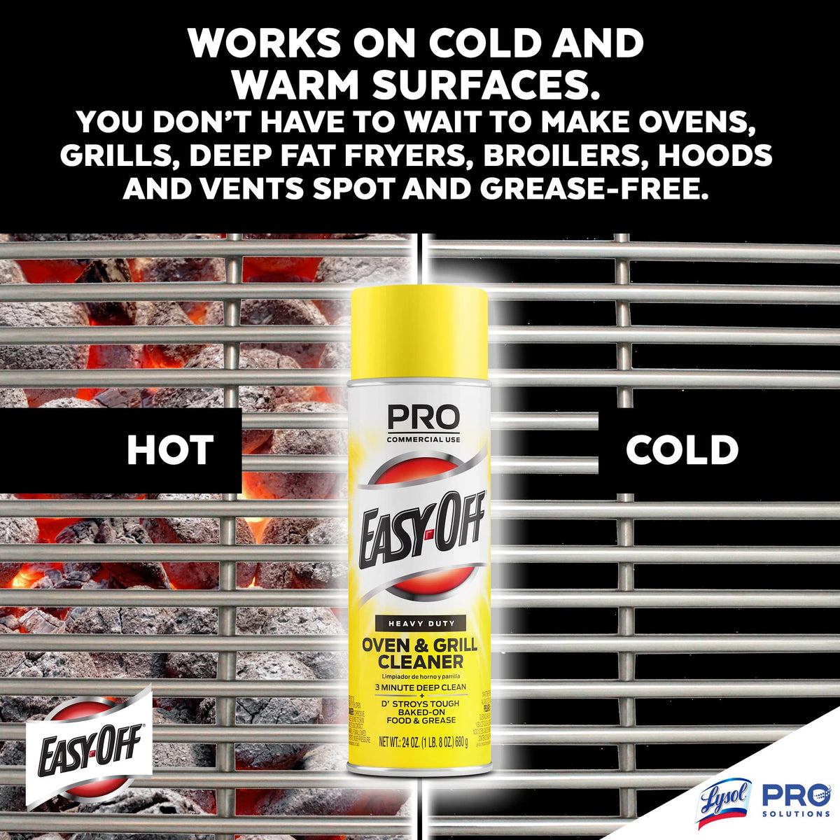 Easy Off Heavy Duty PRO size Oven Cleaner Foam (144 Ounce)