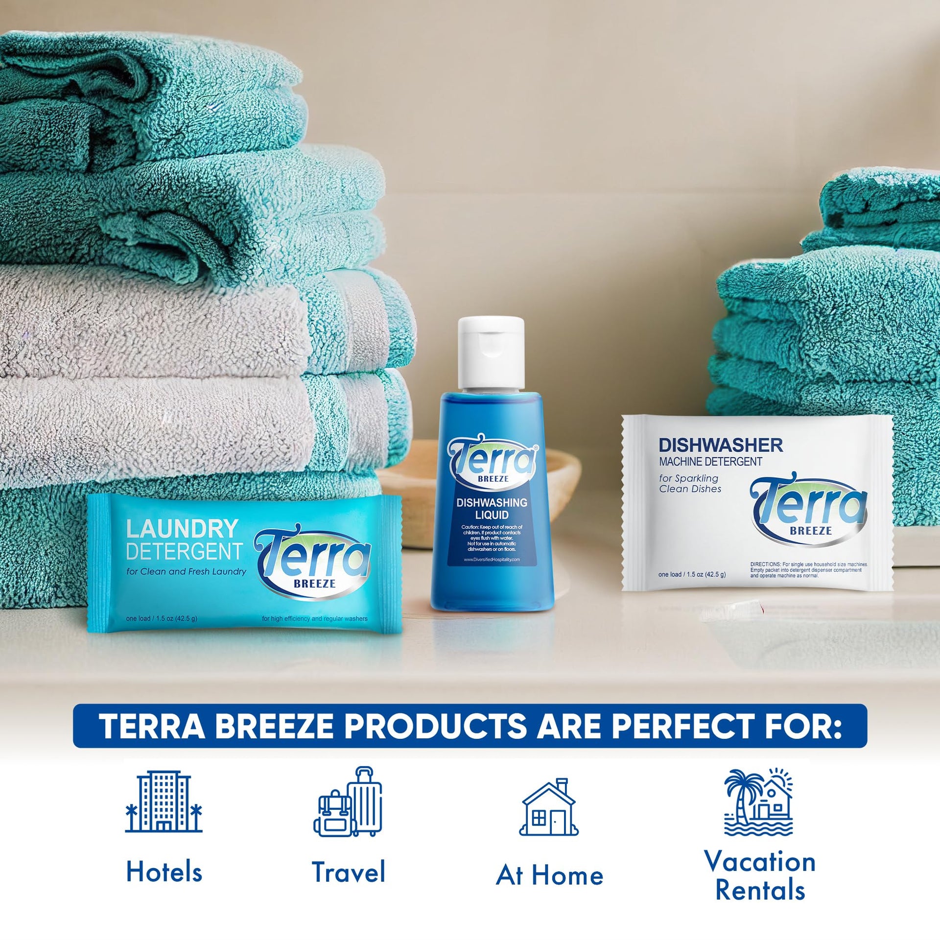 Terra Breeze Laundry & Dish Soap Amenity Kit - ModHome Supplies
